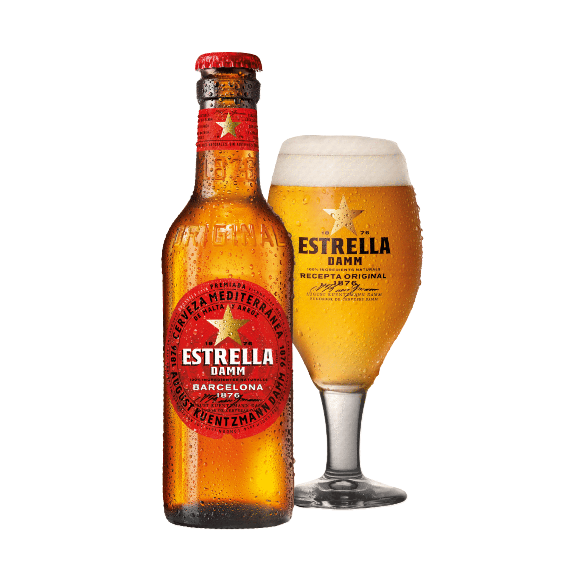 Cerveja com &Aacute;lcool Estrella Damm