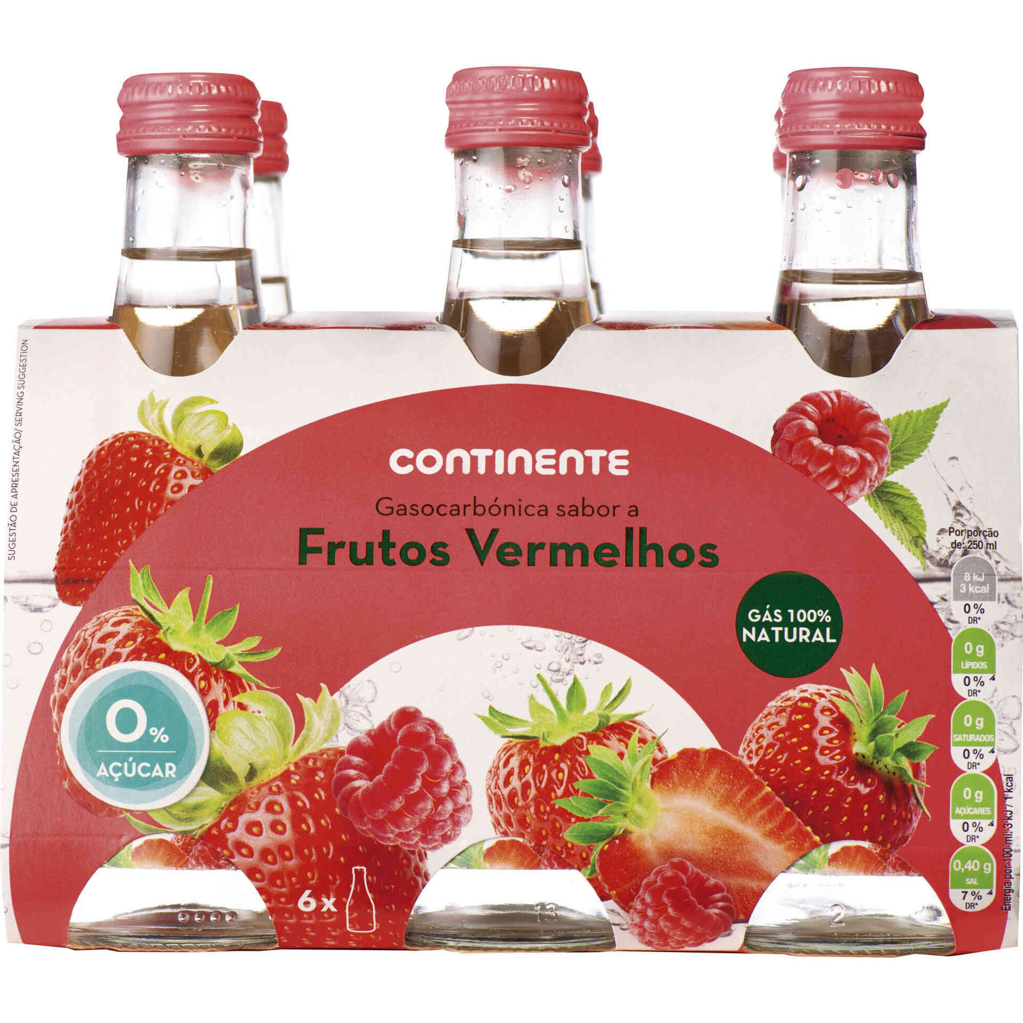 Água com Gás Frutos Vermelhos