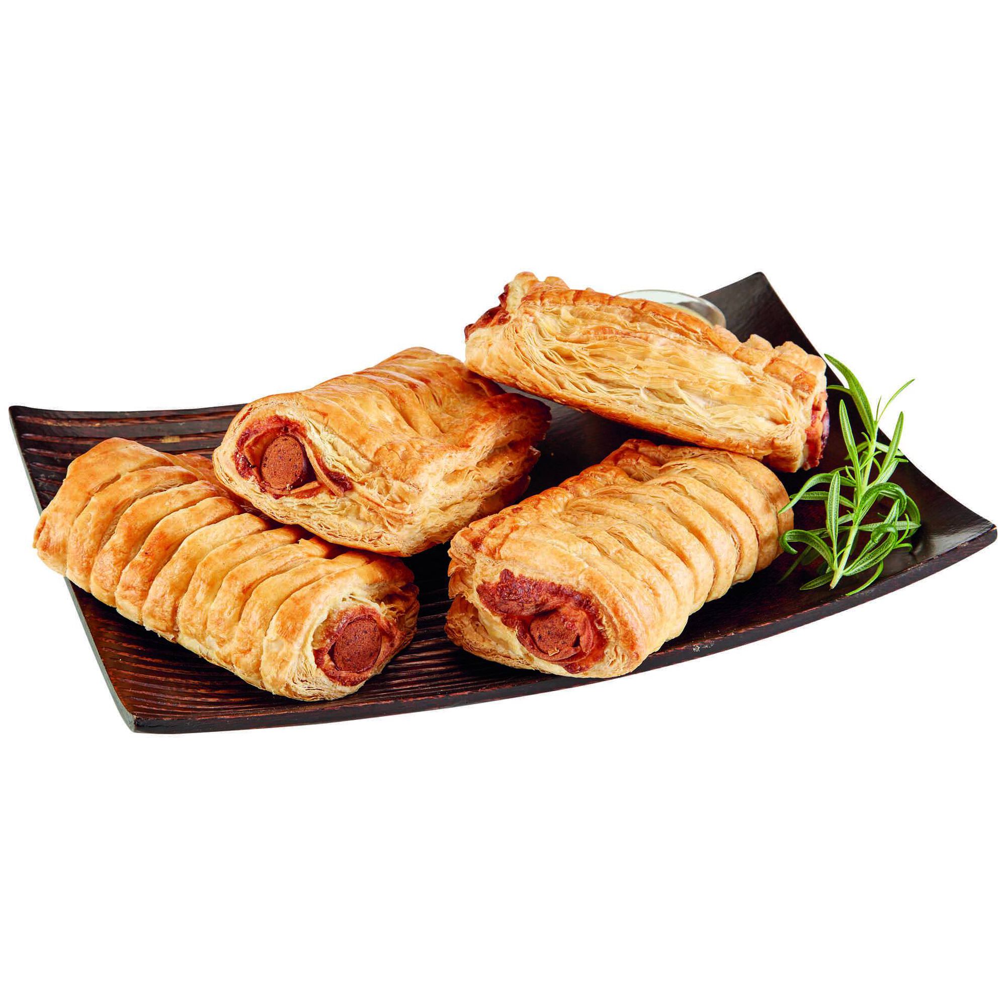 Folhado de Salsicha com Queijo