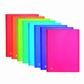 Portef&oacute;lio com 20 Bolsas A4 (v&aacute;rias cores) Oxford