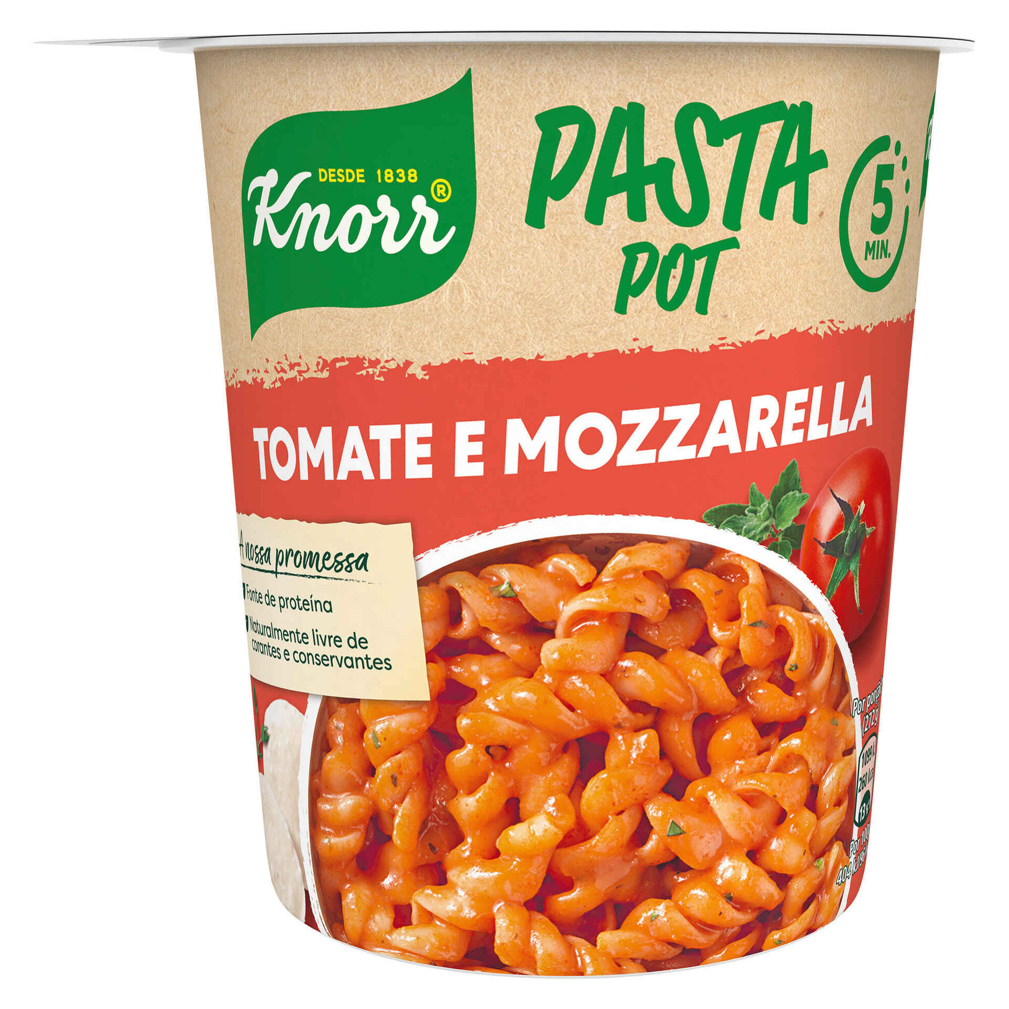 Pasta Tomate e Mozzarella Pot, Pasta Tomate e Mozzarella Pot, , hi-res