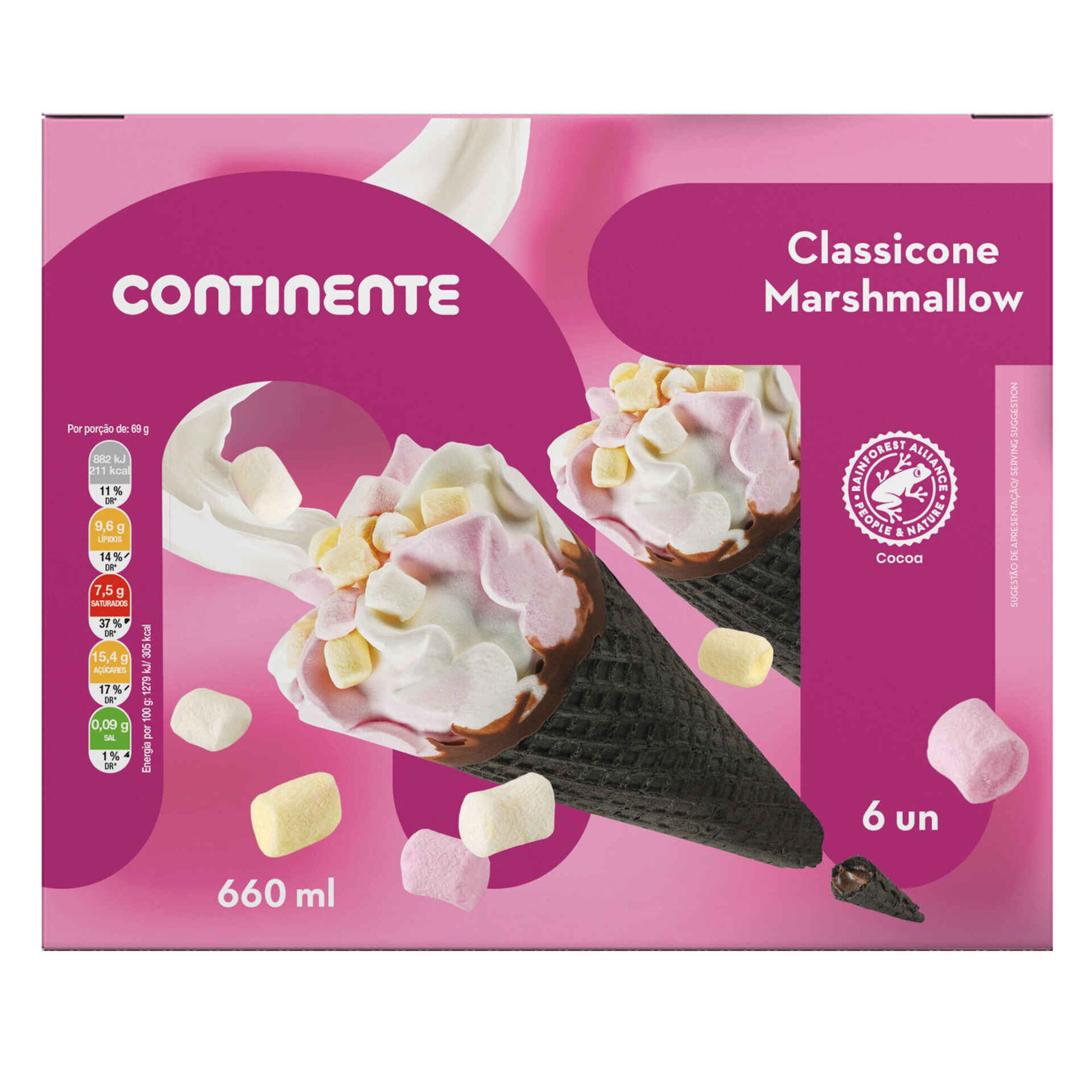 Gelado Classicone Marshmallow