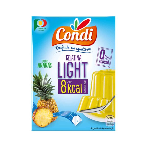 Gelatina em Pó Light de Ananás Condi