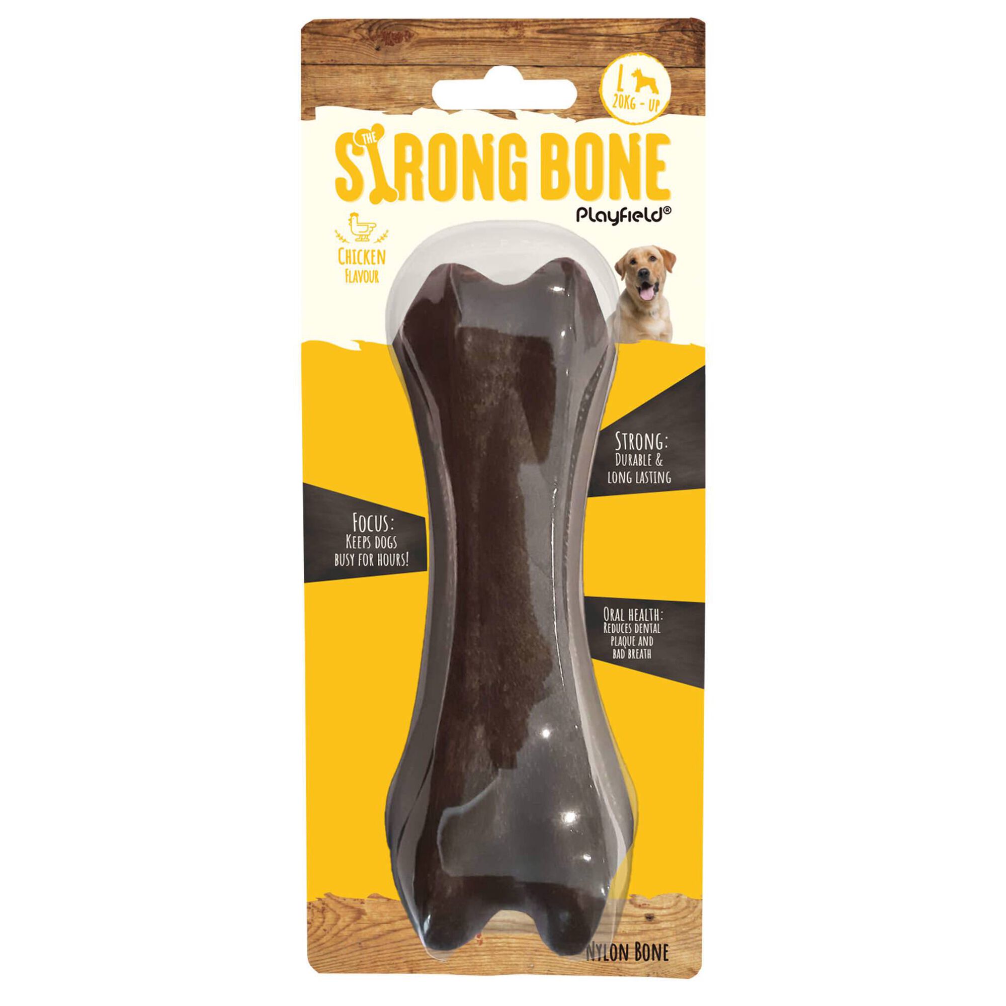 Osso para C&atilde;o Frango 18,5 cm Strong Bone