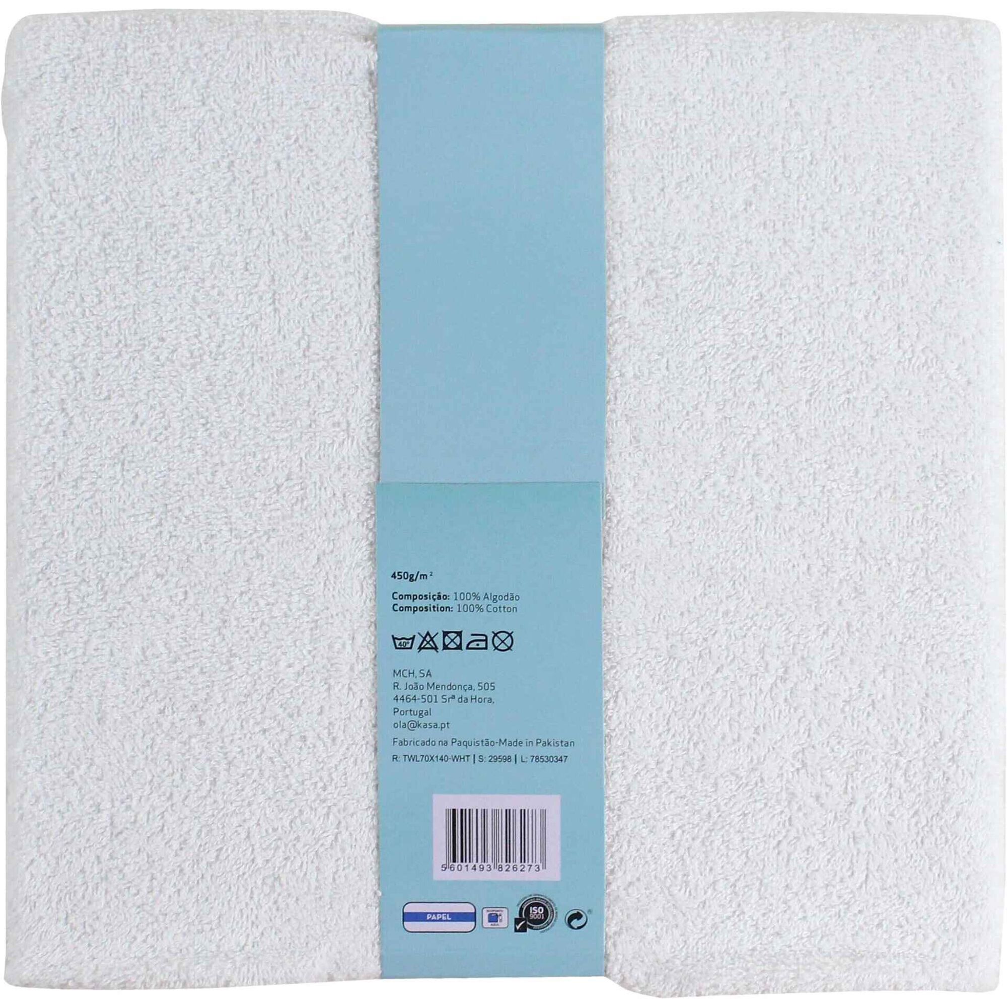 Toalha Banho Suave Branco Kasa
