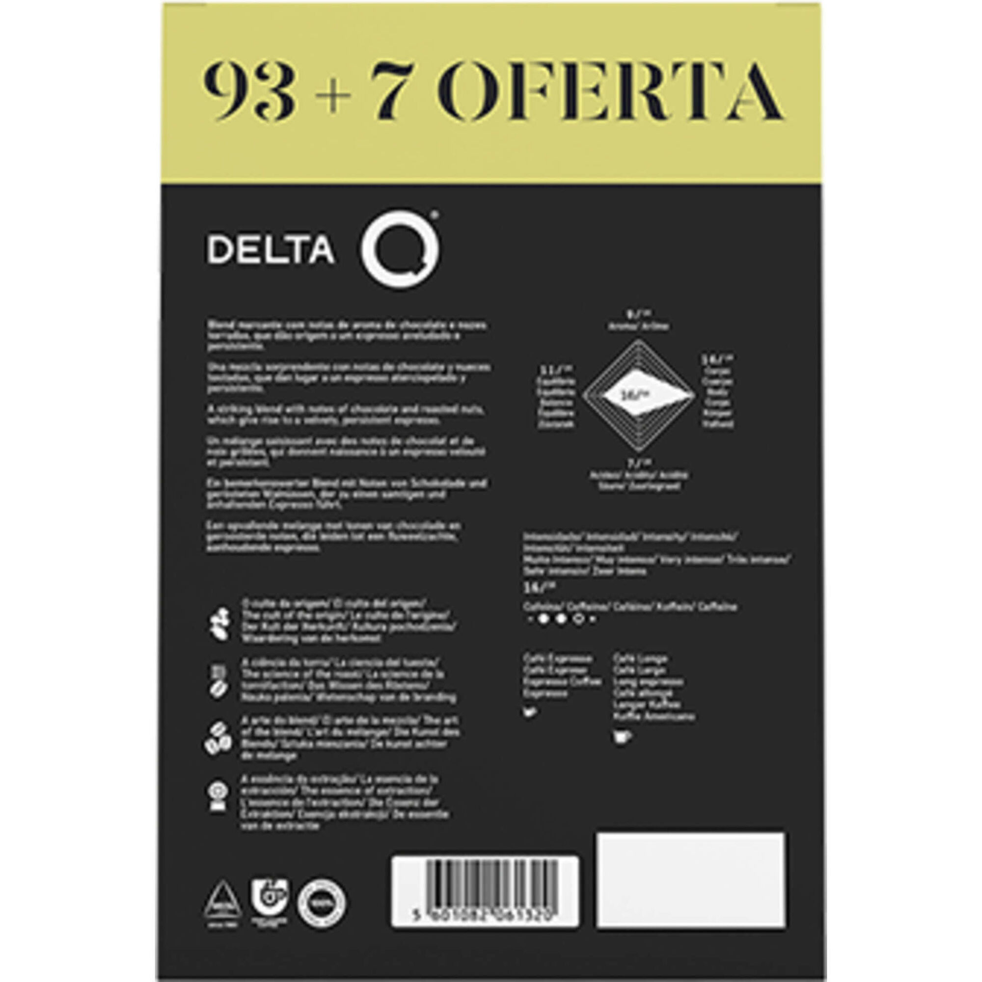 C&aacute;psulas de Caf&eacute; Uniq Int 16 Delta Q