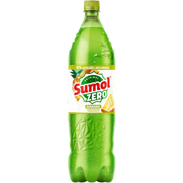 Refrigerante com Gás de Ananás sem Açúcar Sumol