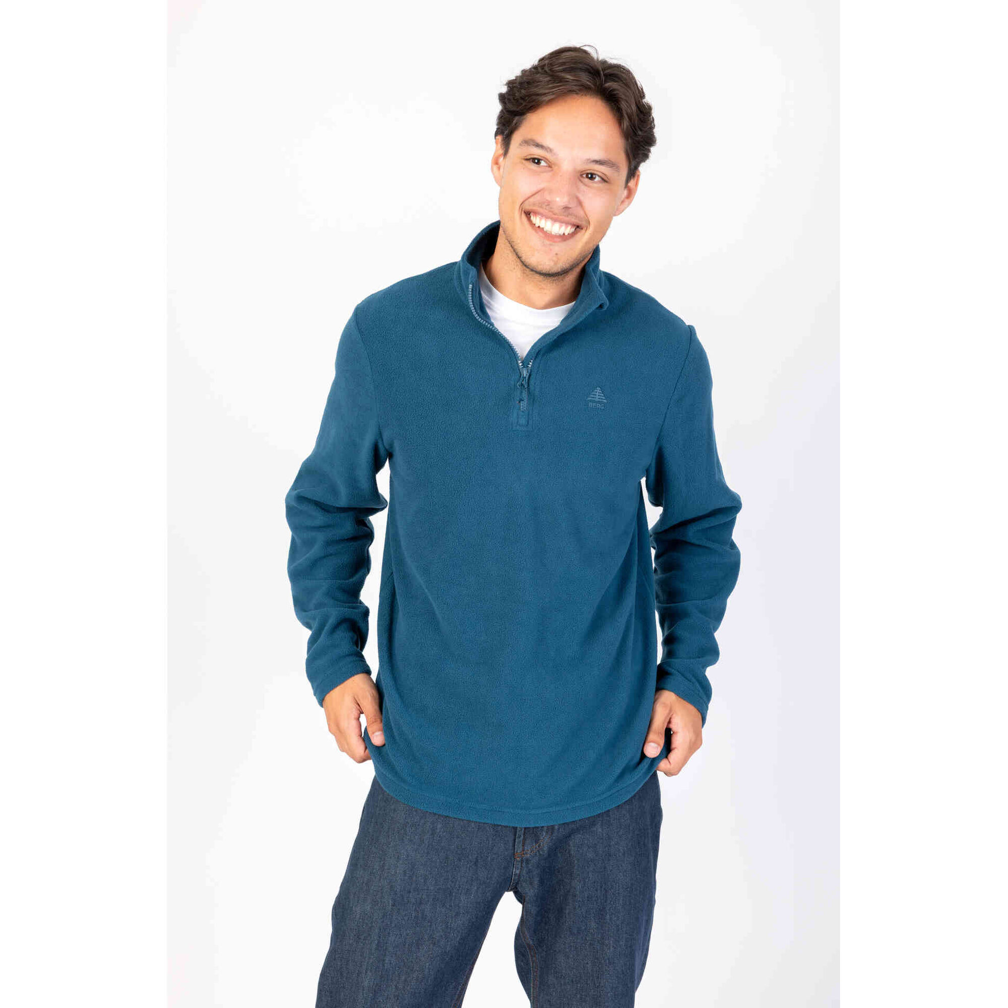 Camisola Polar Homem Azul L