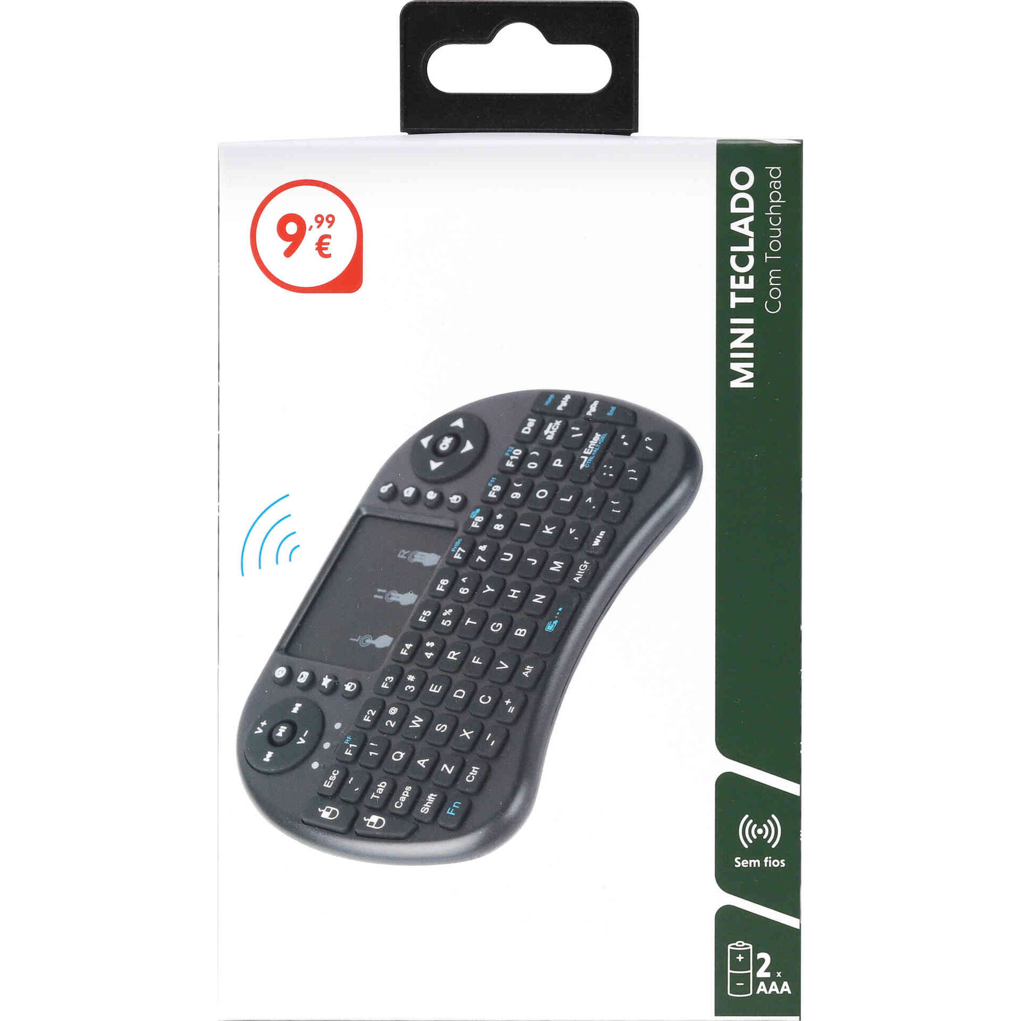 Mini Teclado Wireless com Touchpad