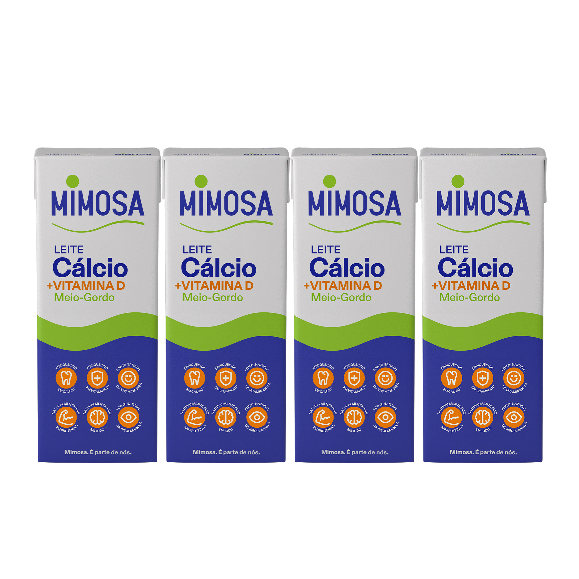 Leite UHT Meio Gordo Cálcio