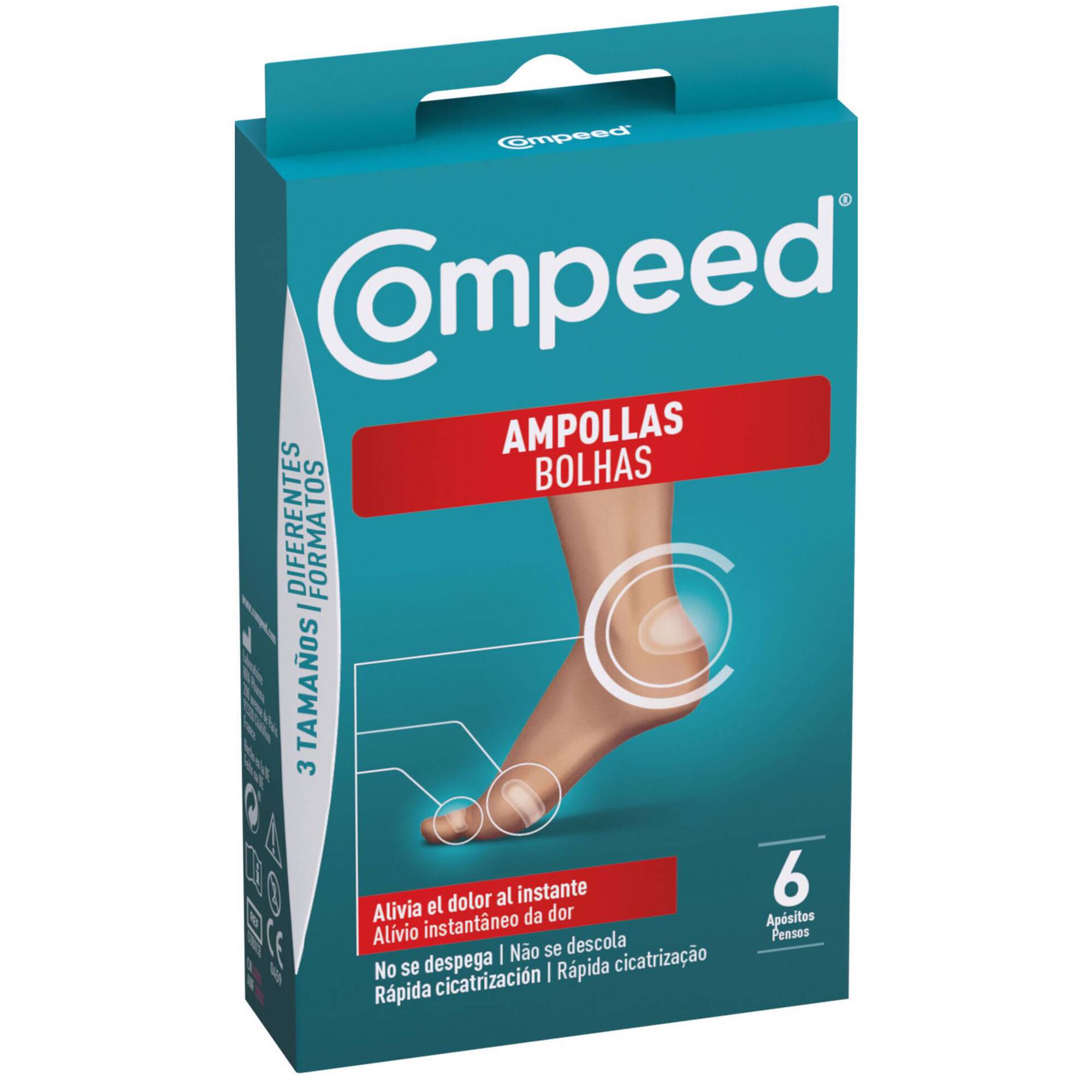 Penso Anti-Borbulhas Discreto Dia - 15 uds. · Compeed · El Corte