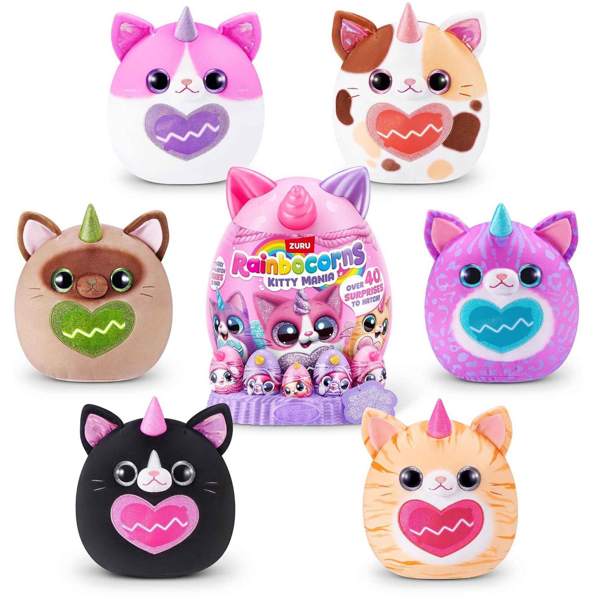 Rainbocorns - Peluches Eggzania Kittymania