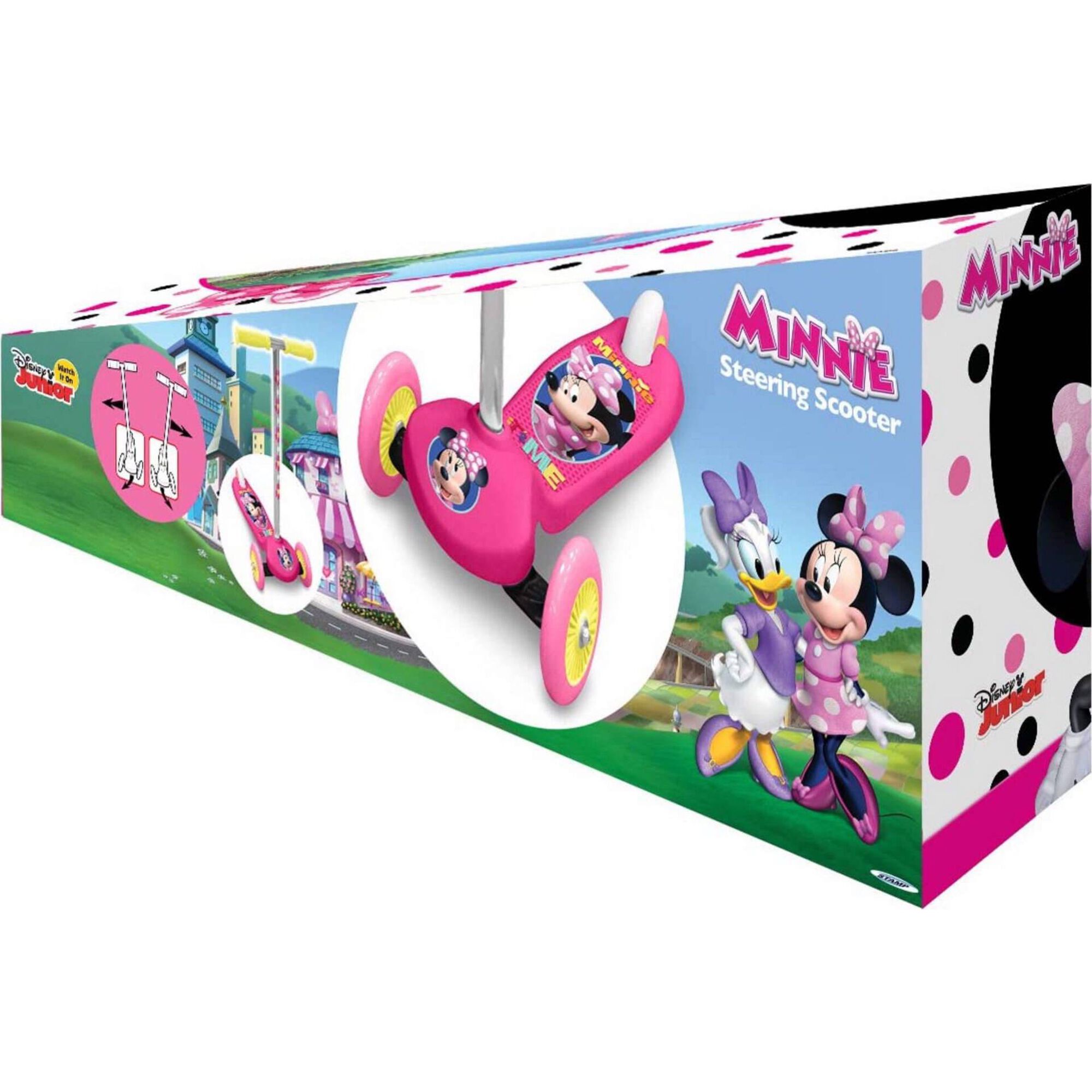 Trotinete de Criança 3 Rodas Rosa Minnie
