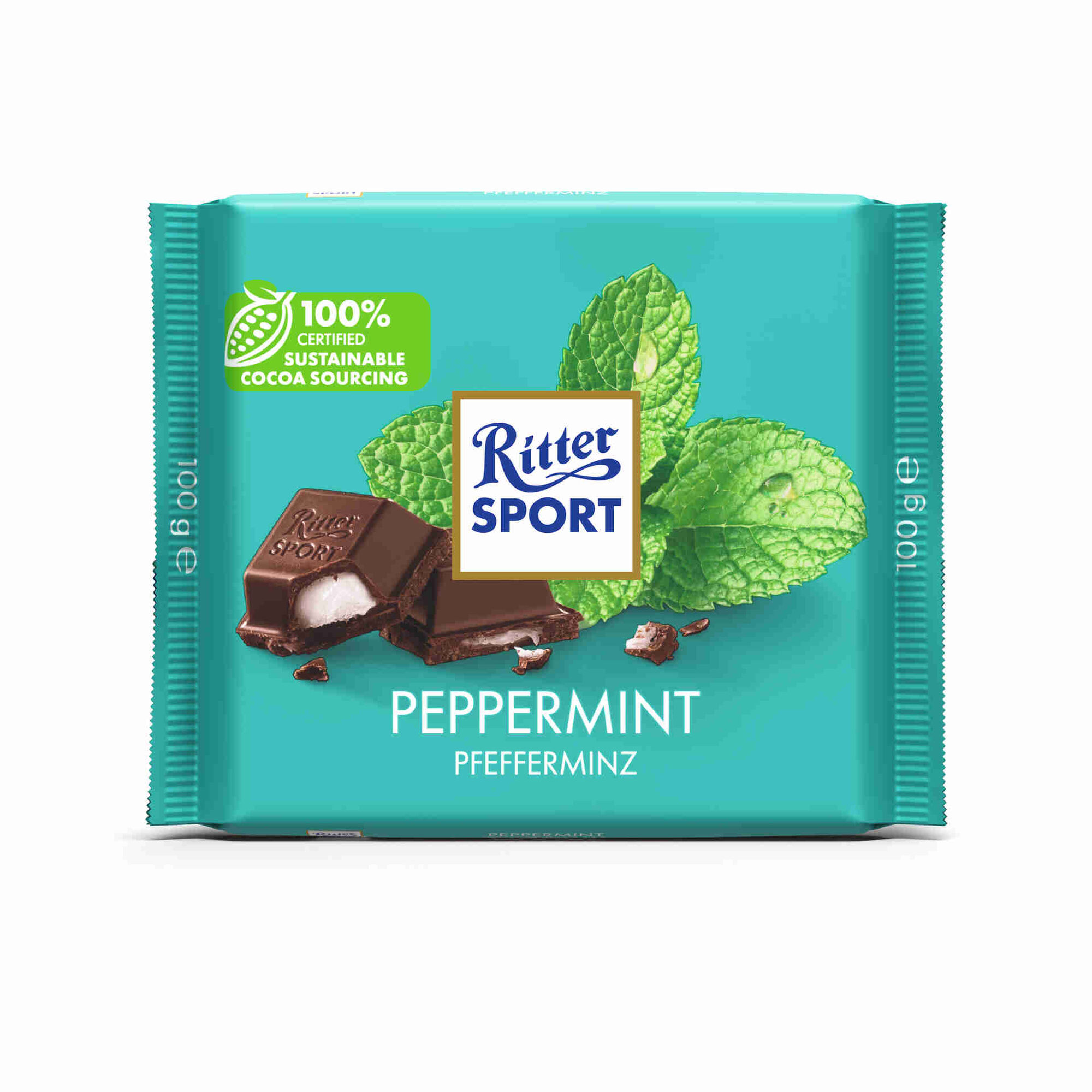 Tablete de Chocolate com Recheio de Menta