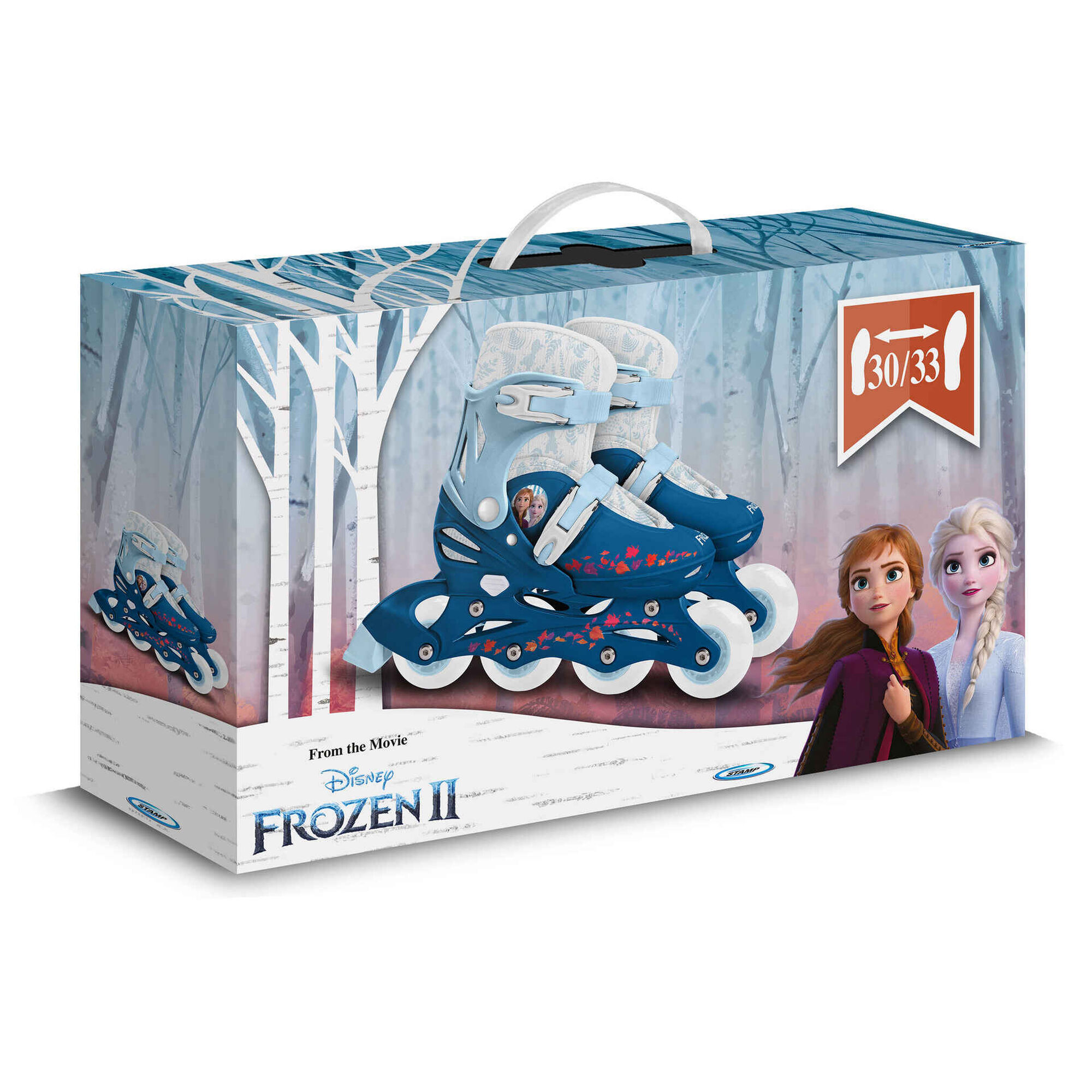 Patins em Linha 4 Rodas 30-33 Frozen