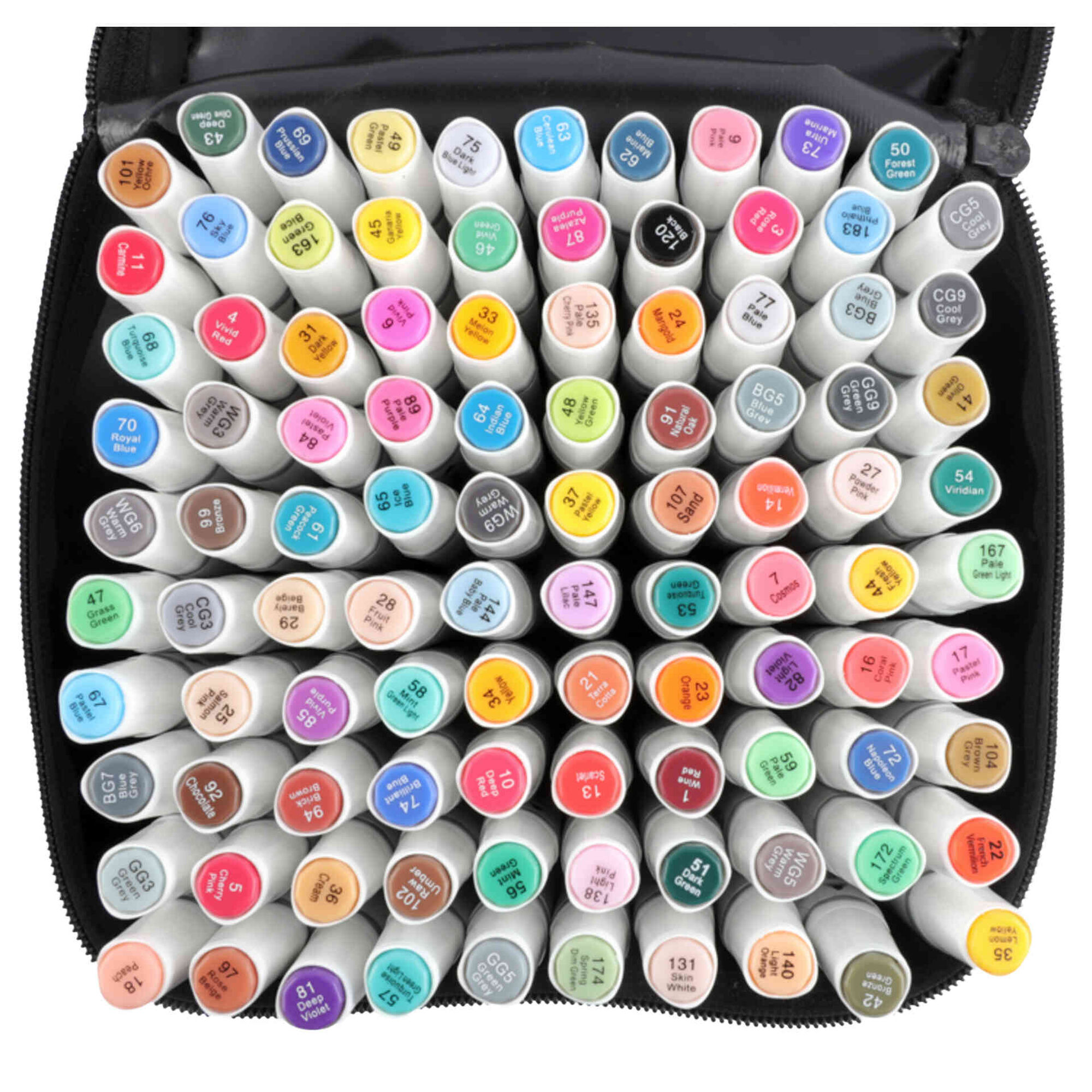 Marcadores de Colorir de Álcool Ponta Dupla