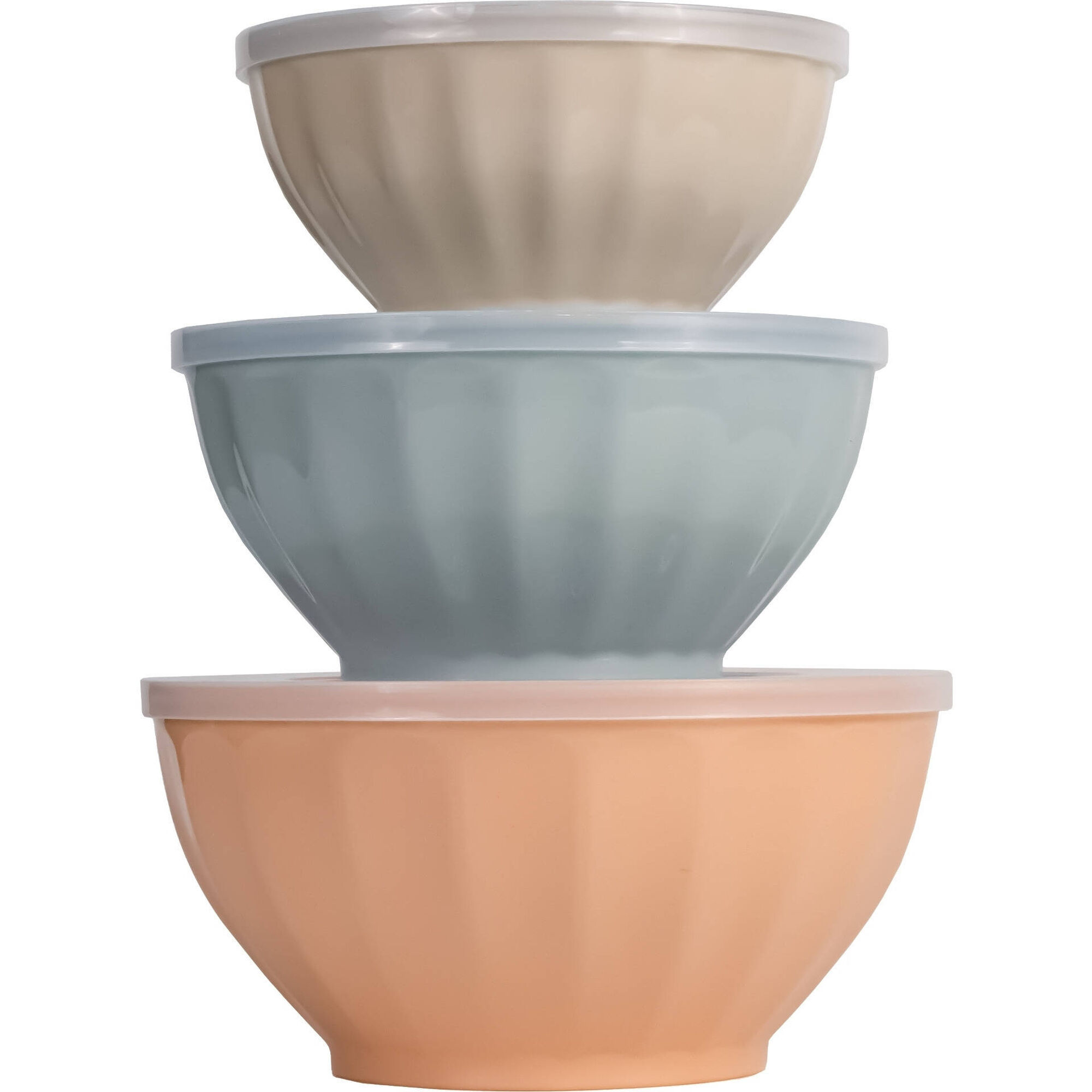 Conjunto de 3 Saladeiras com Tampa