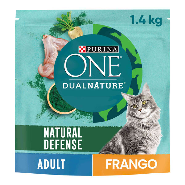 Ração para Gato Adulto Frango Purina One Dual