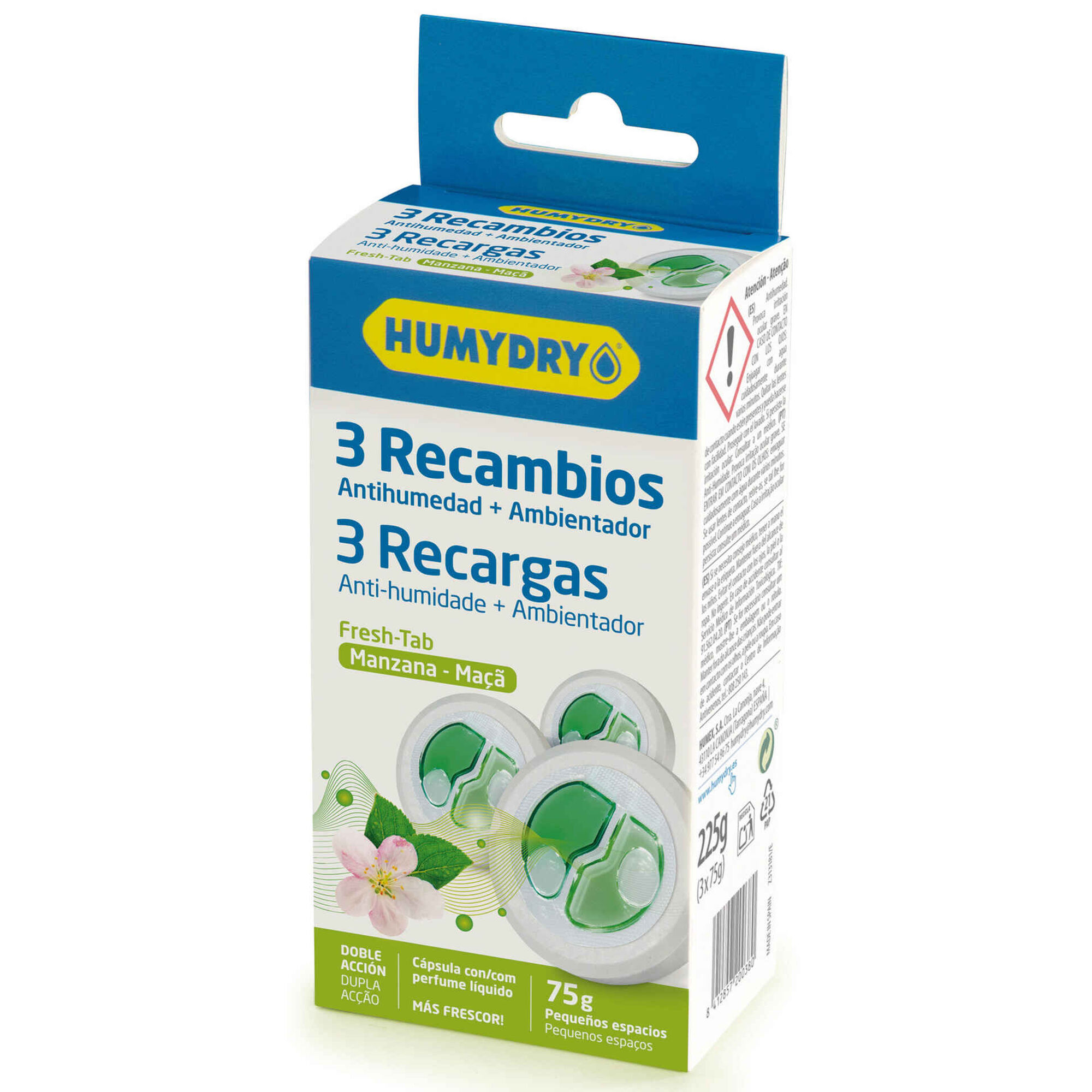 Recargas Desumidificador Maçã