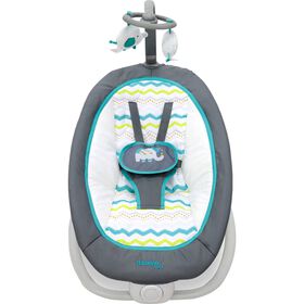 Cadeira de Repouso com Vibra&ccedil;&atilde;o e M&uacute;sica Cinza Fold Hamaquita Asalvo