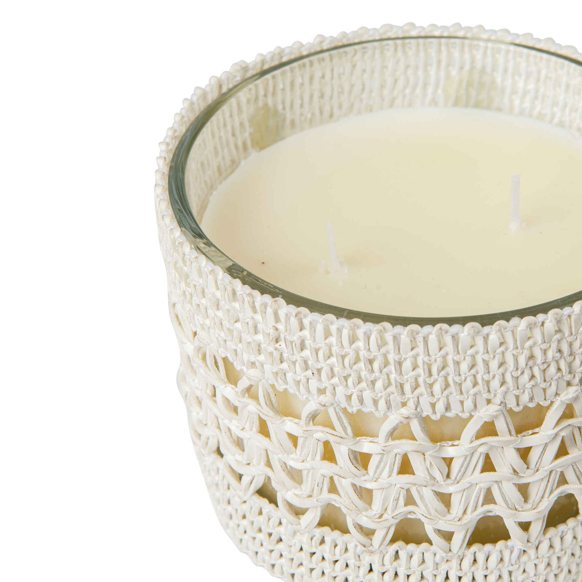 Copo Vela 2 Pavios 320g Macramé Flower Up Copo Vela 2 Pavios 320g Macramé Flower Up
