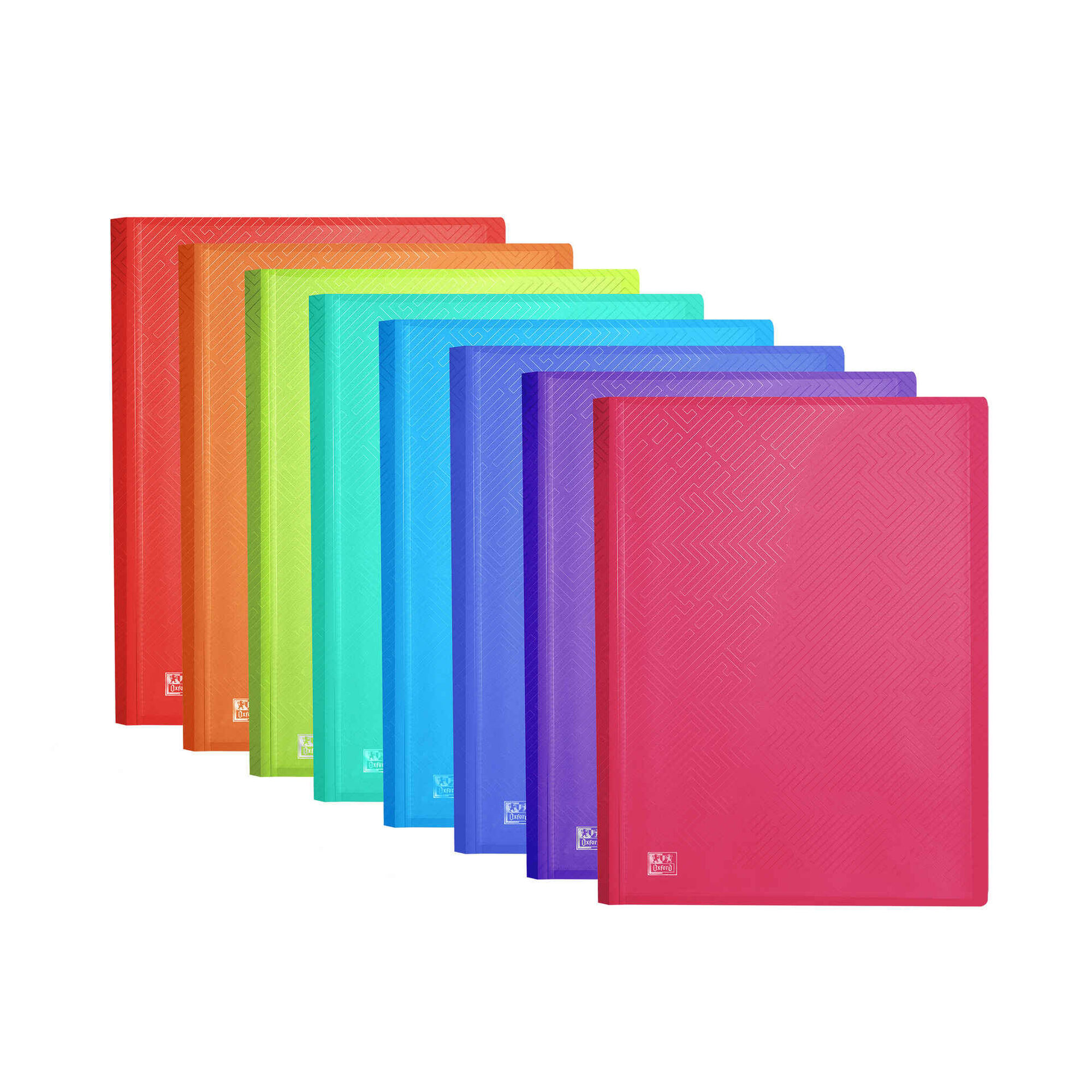 Portefólio com 100 Bolsas A4 (várias cores)