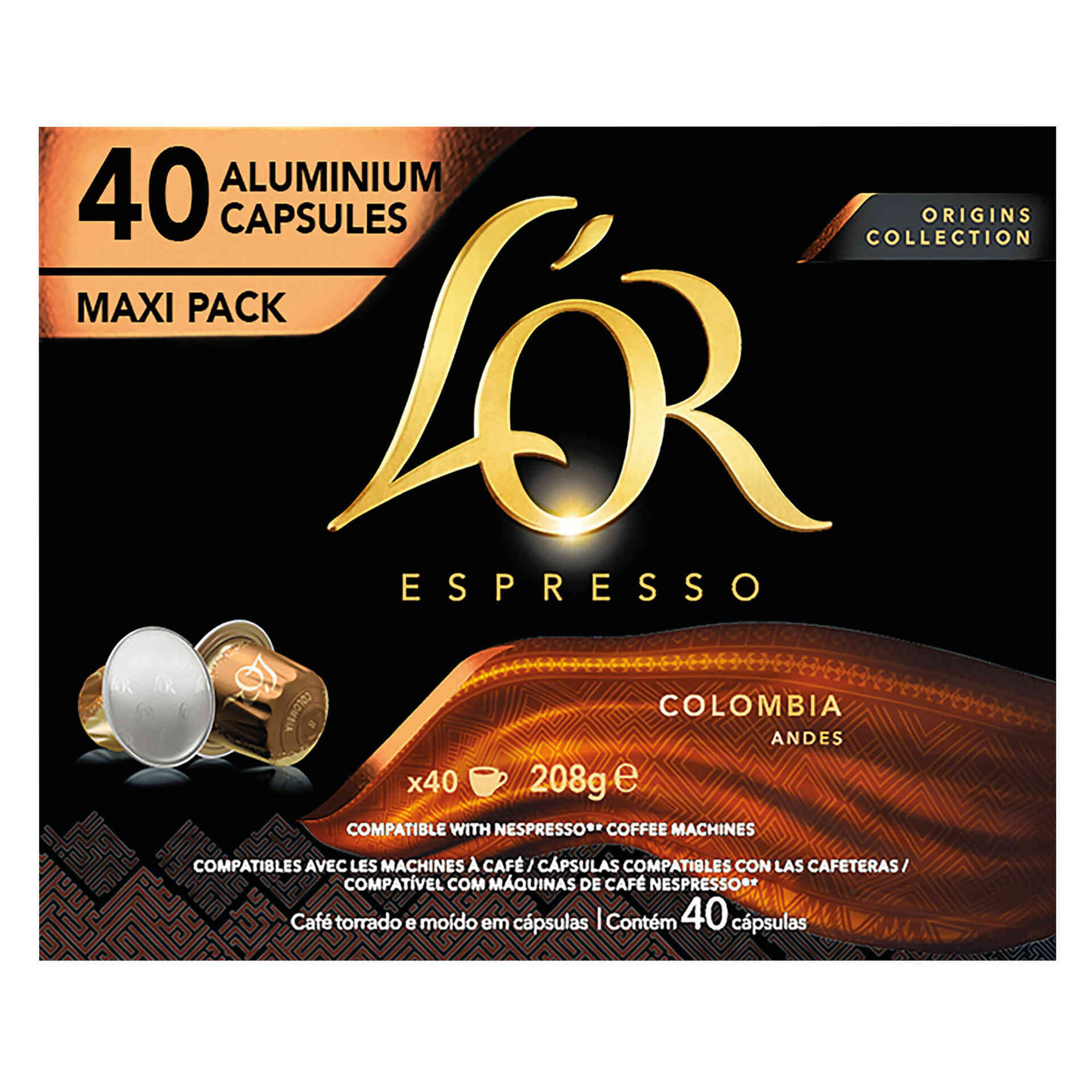 Cápsulas de Café Colombia Int 8