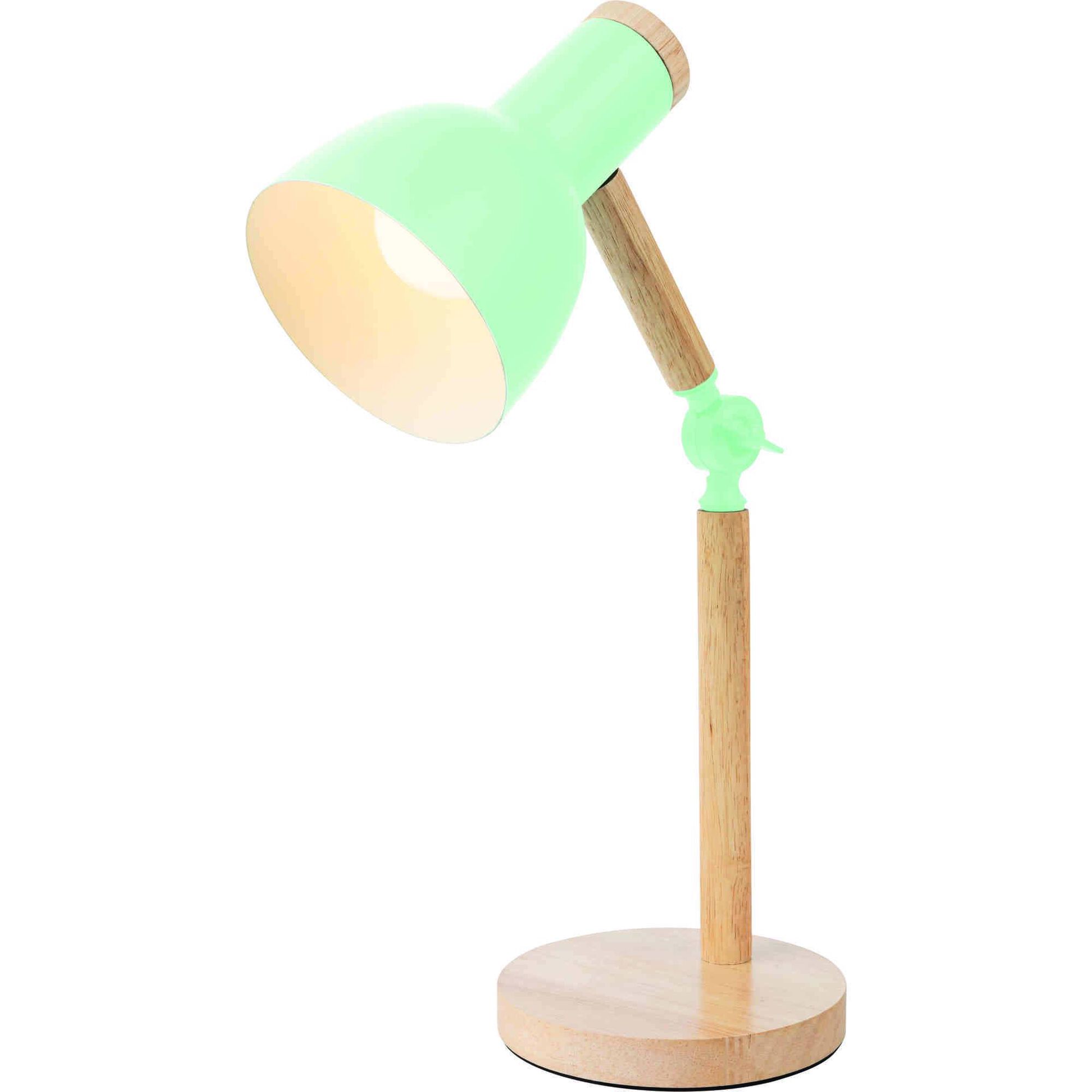 Candeeiro de Secretária Articulado Verde Água E27