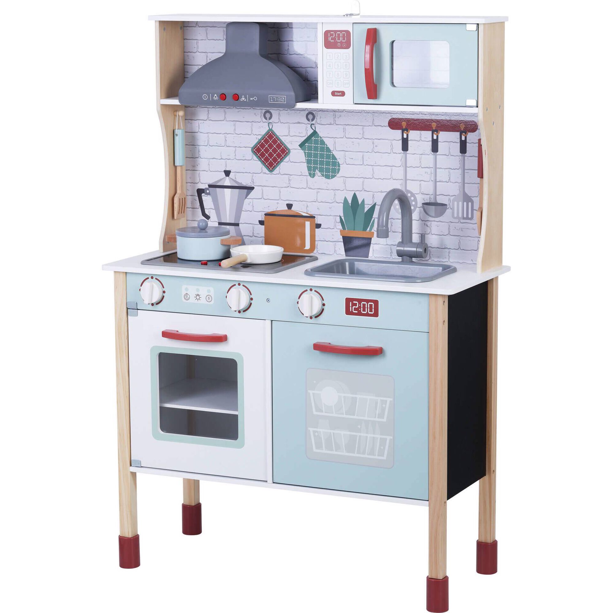 Zoko Play to Grow - Cozinha Grande de Madeira Eletr&oacute;nica