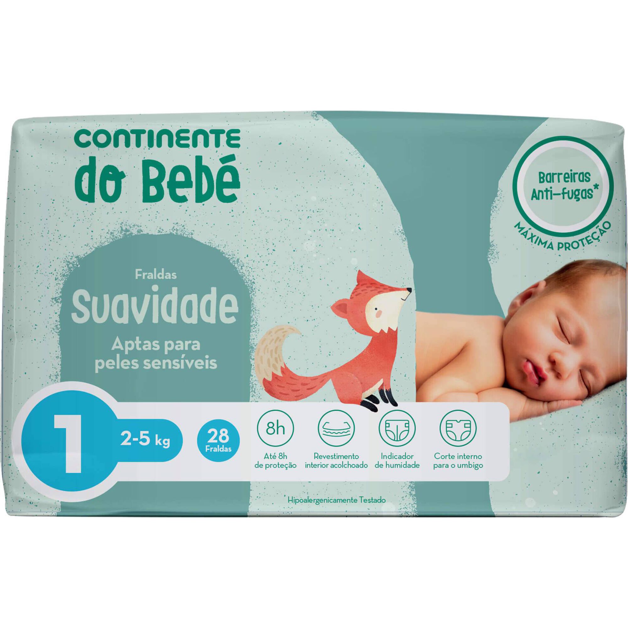 Fraldas Suavidade 2-5kg T1