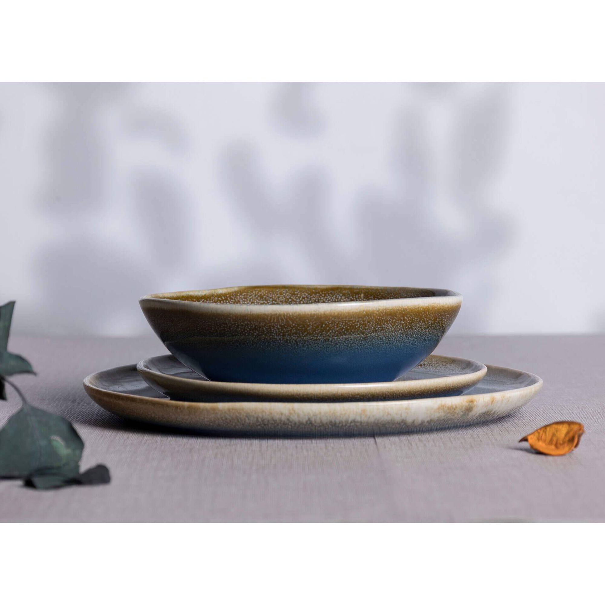 Prato Sopa Reativo Azul Kasa