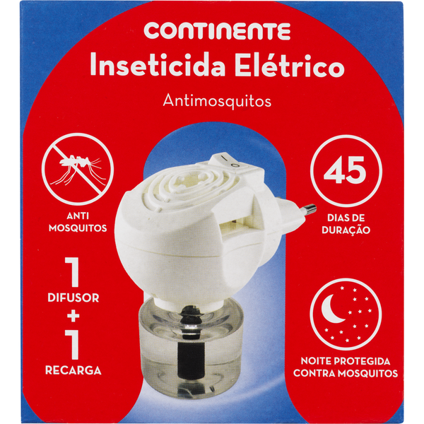 Inseticida Elétrico Melgas e Mosquitos + Recarga Continente