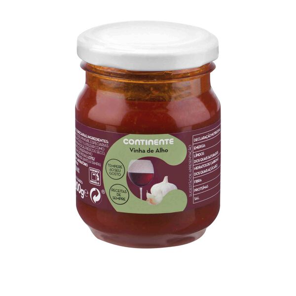 Massa de Tempero de Vinha de Alho sem Glúten Continente