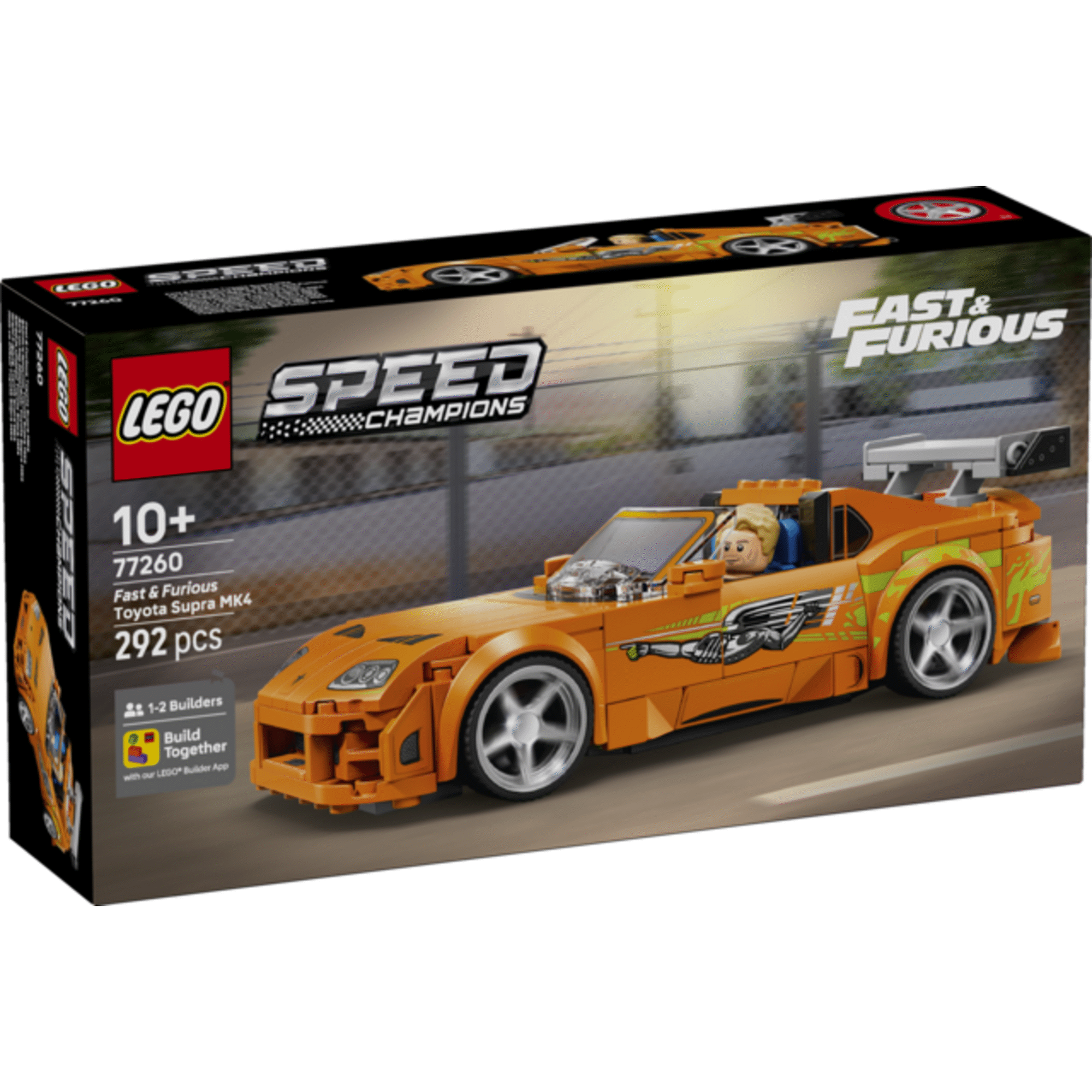 LEGO Speed Champions - Velocidade Furiosa &ndash; Toyota Supra MK4 - 77260