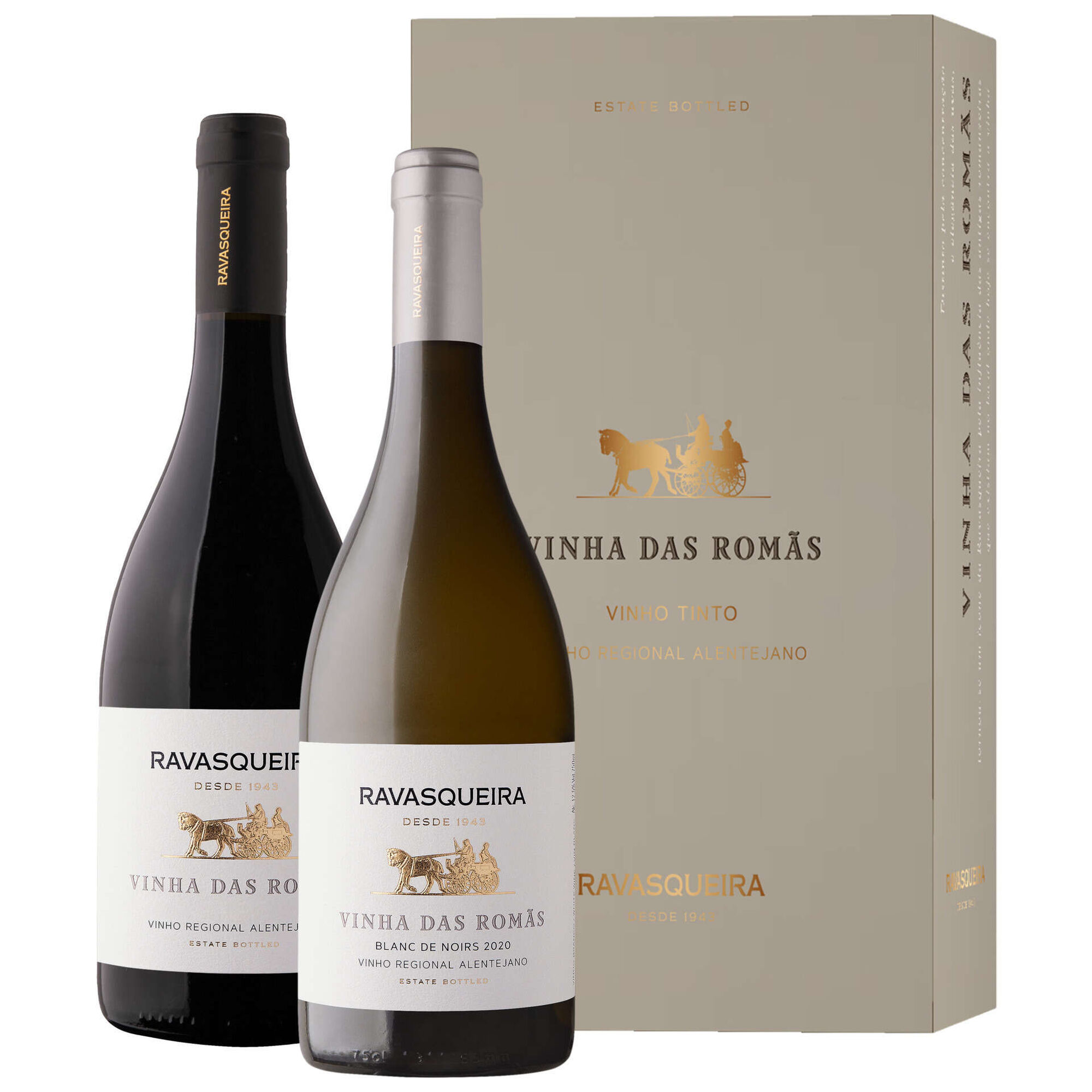 Vinha das Romãs Alentejano Vinho Branco e Vinho Tinto Conjunto