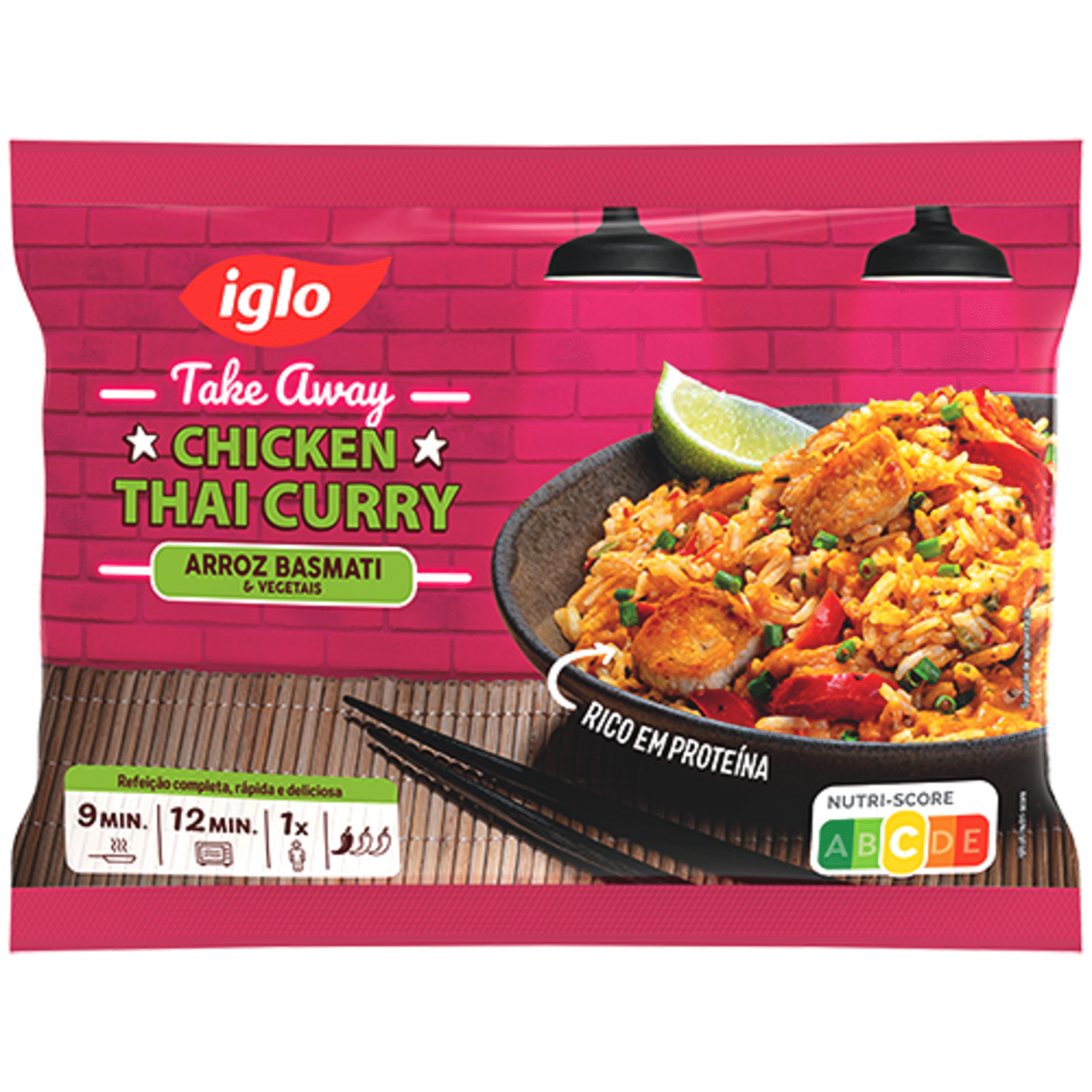 Thai Curry Frango com Arroz Basmati