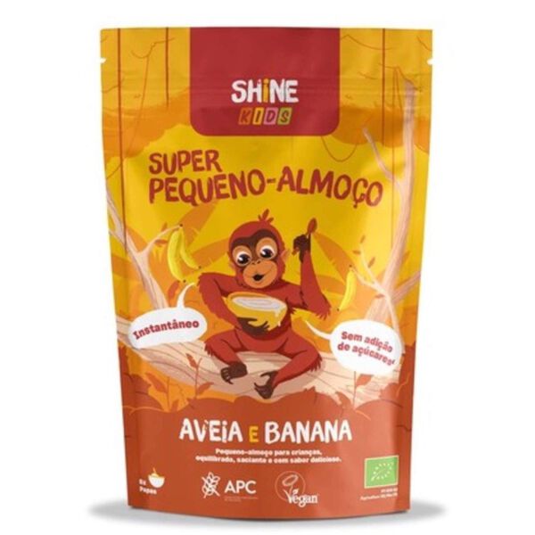 Super Pequeno Almoço Aveia e Banana Kids sem Glúten Shine