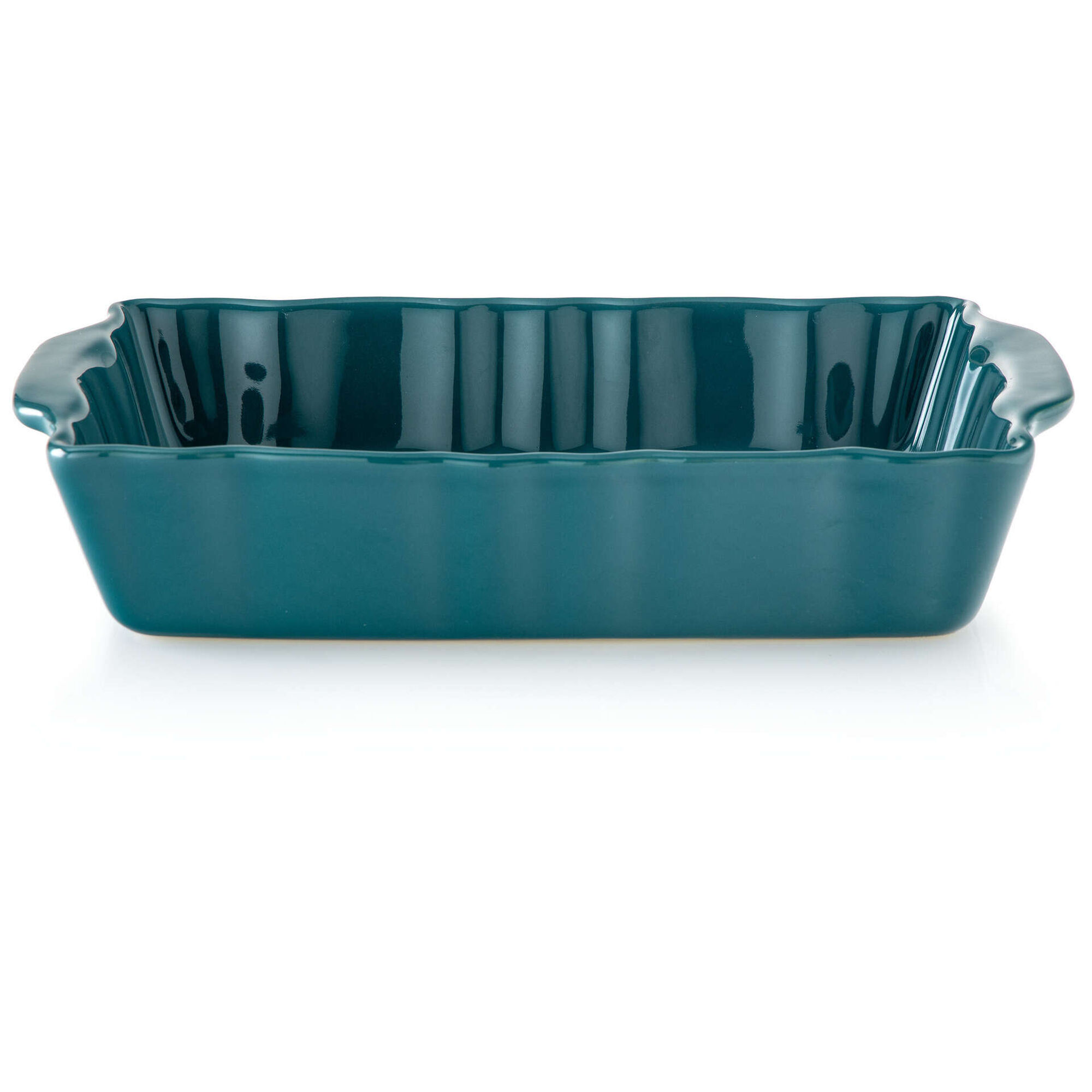 Assadeira Retangular 34,5x22cm Verde Wave