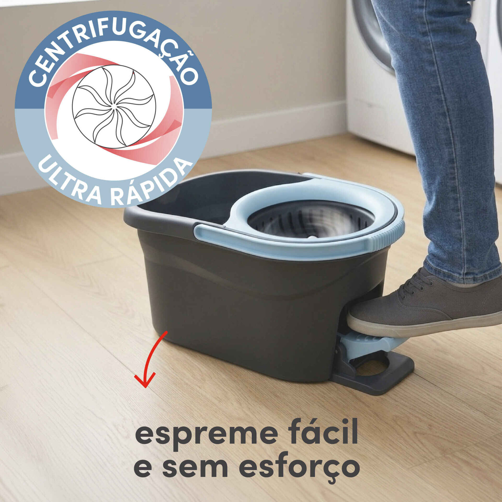 Espreme F&aacute;cil Tornado com Pedal Kasa