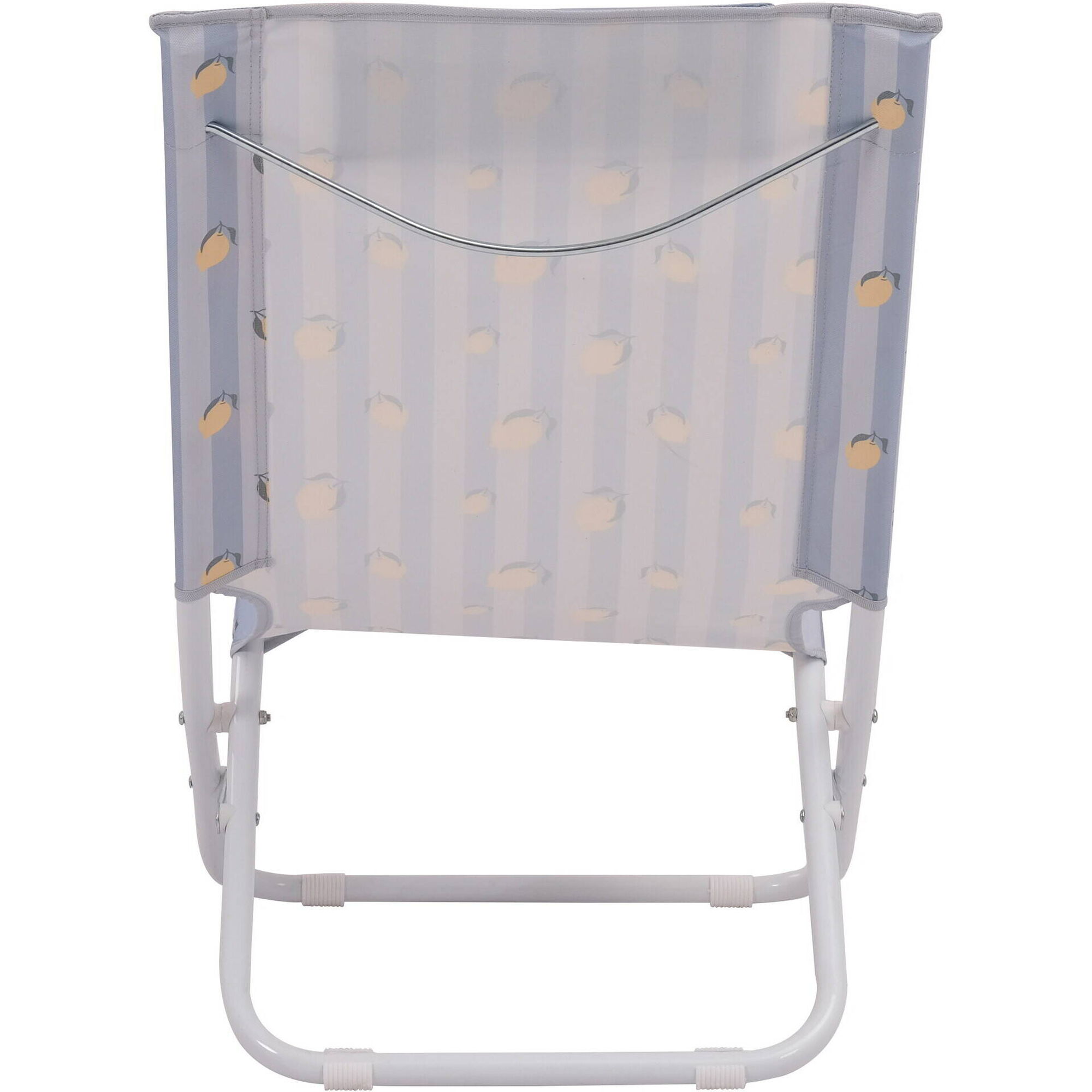 Cadeira Relax com Almofada Azul com Lim&otilde;es Candy Stripes Kasa