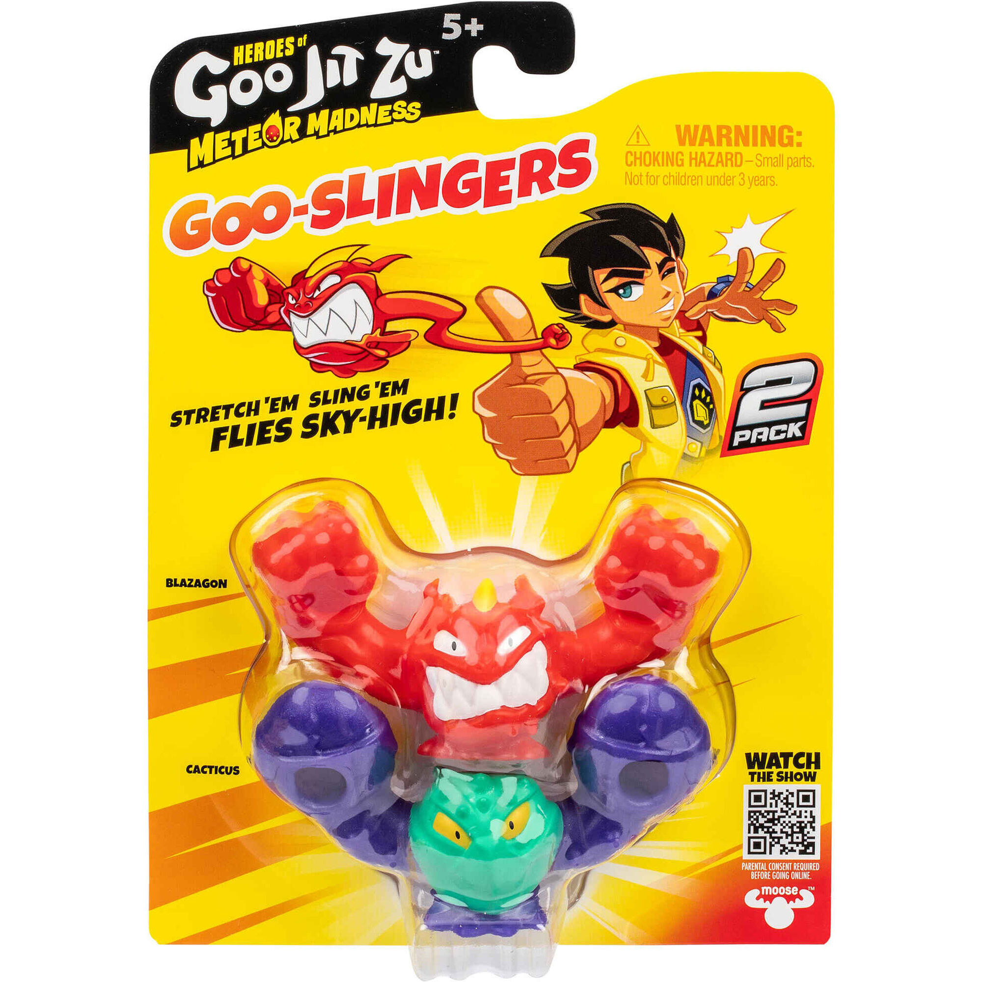 Goo Jit Zu - Pack 2 Figuras Goo Slingers (v&aacute;rios modelos)
