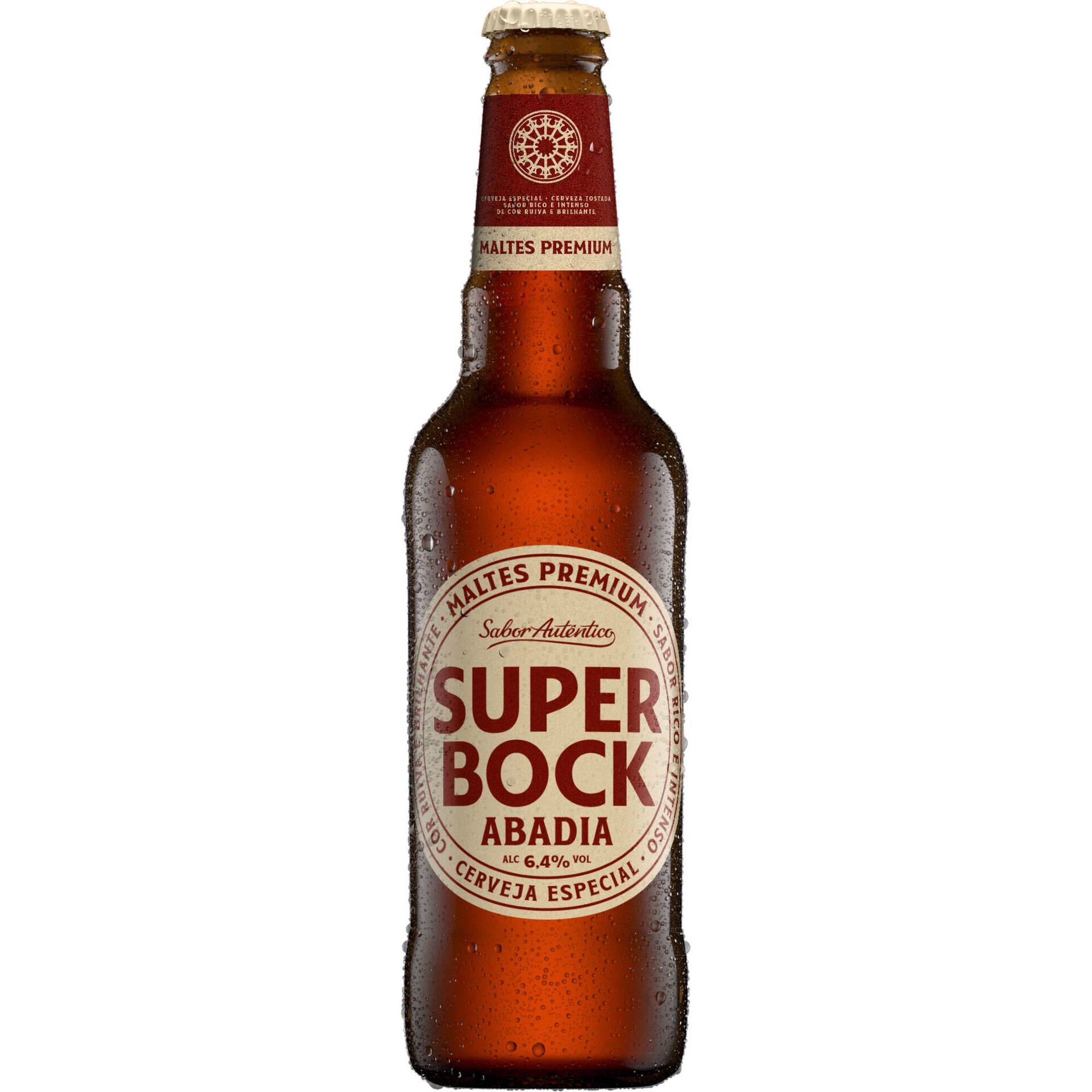 Cerveja com &Aacute;lcool Ruiva Super Bock Abadia