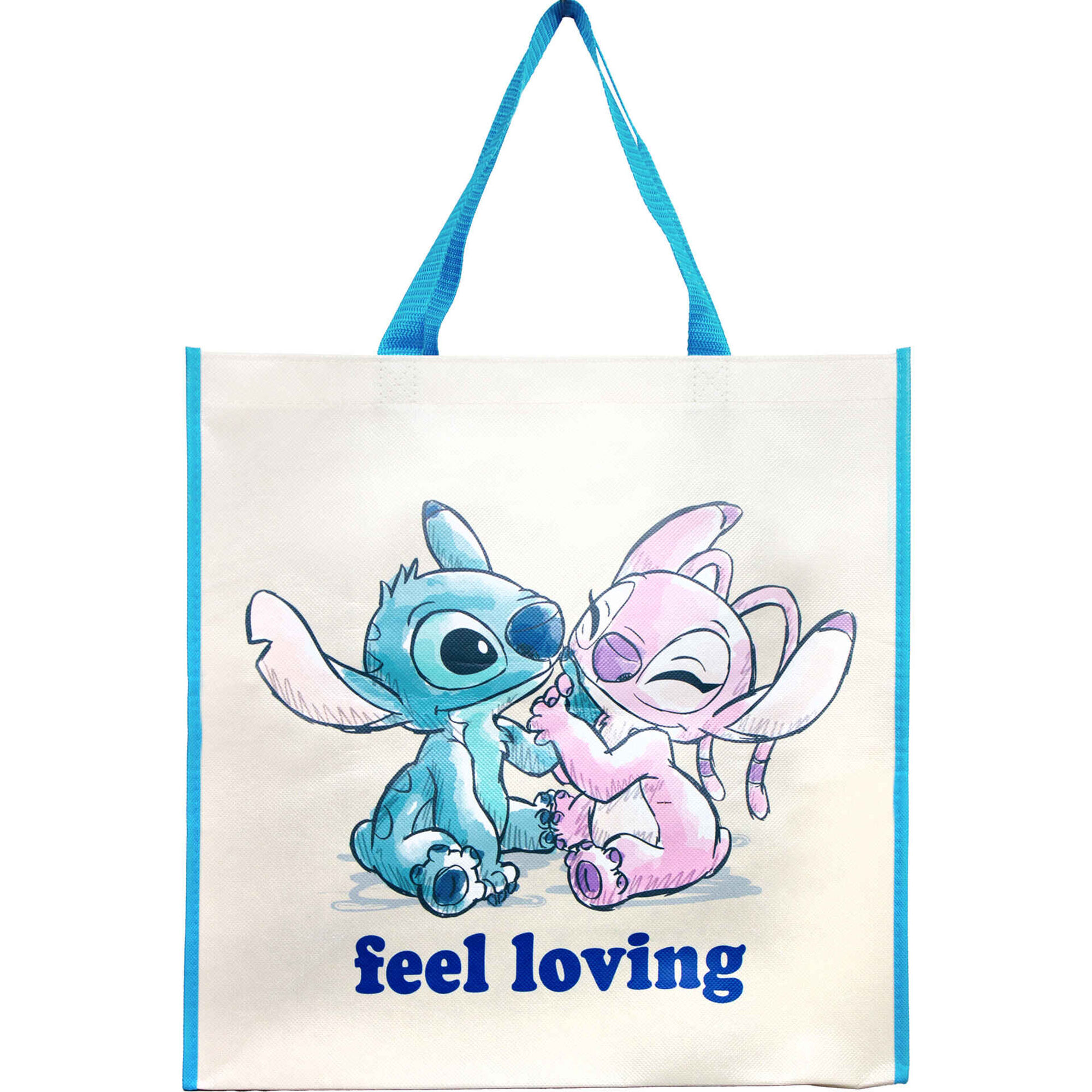 Saco de Compras Reutiliz&aacute;vel Stitch Feel Loving Disney