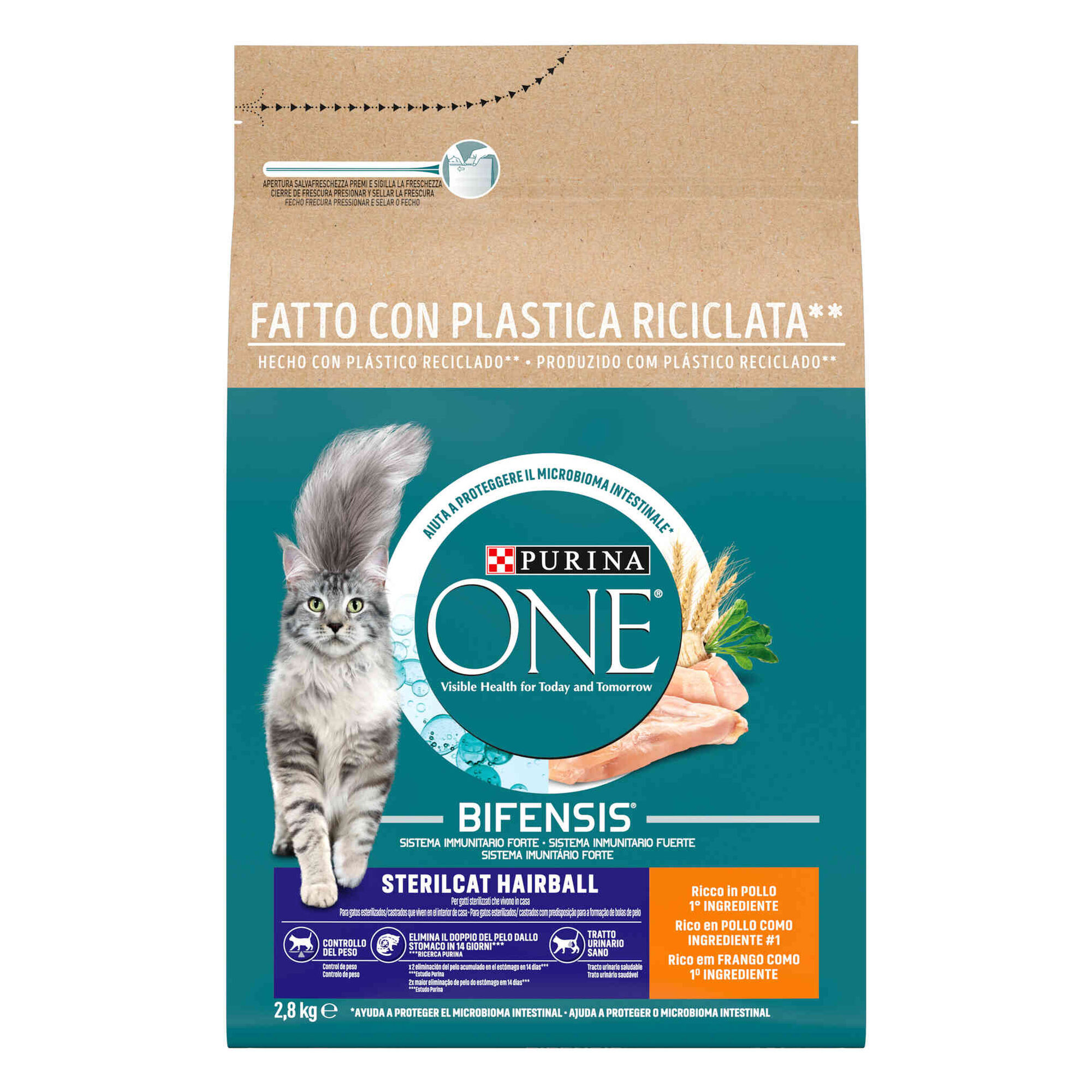 Ração para Gato Esterilizado Bola de Pelo