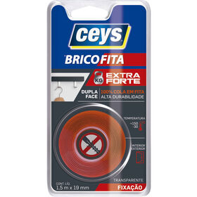 Fita Dupla Face Brico 19mmx1,5mts Ceys