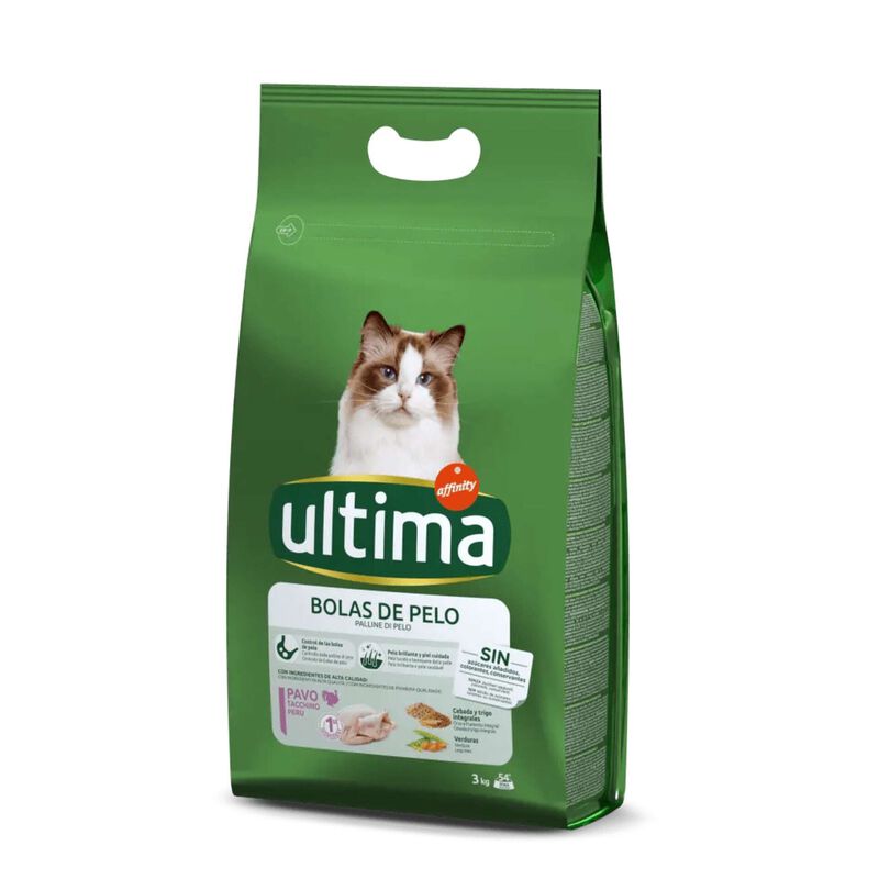 Ração para Gato Adulto Bolas de Pelo Peru Affinity Ultima