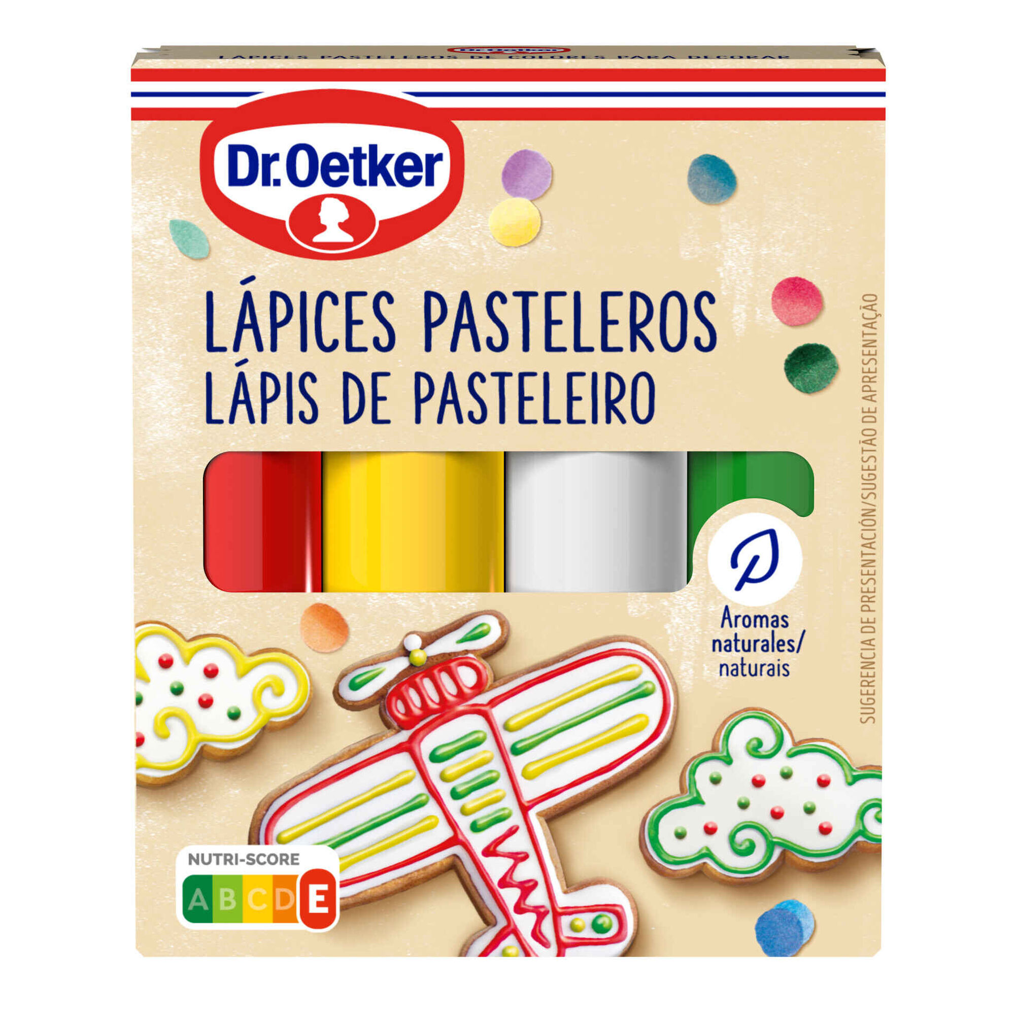 L&aacute;pis de Pasteleiro Coloridos Dr. Oetker