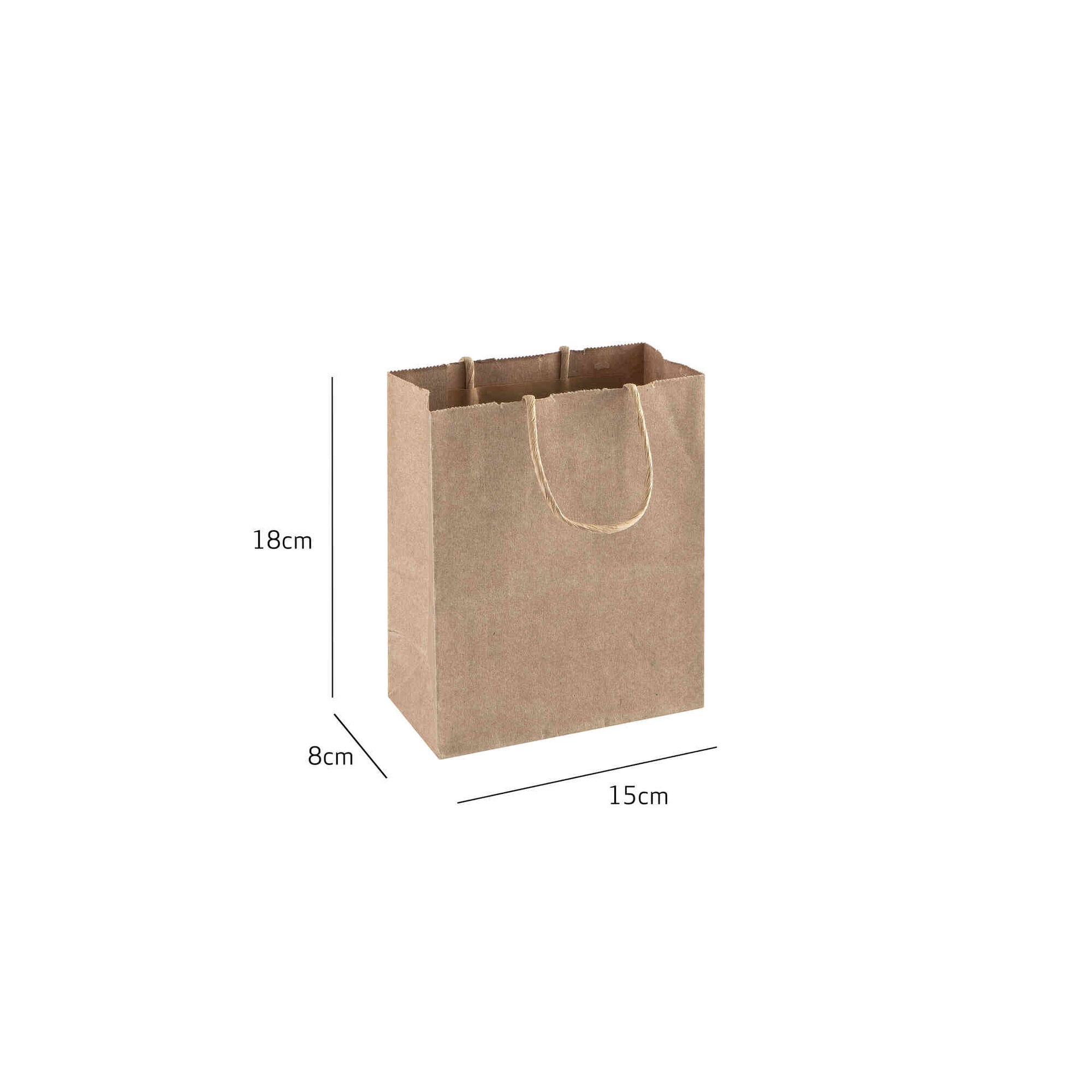 Saco para Presentes Papel Kraft XS