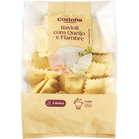 Ravioli com Queijo e Fiambre Cozinha Continente