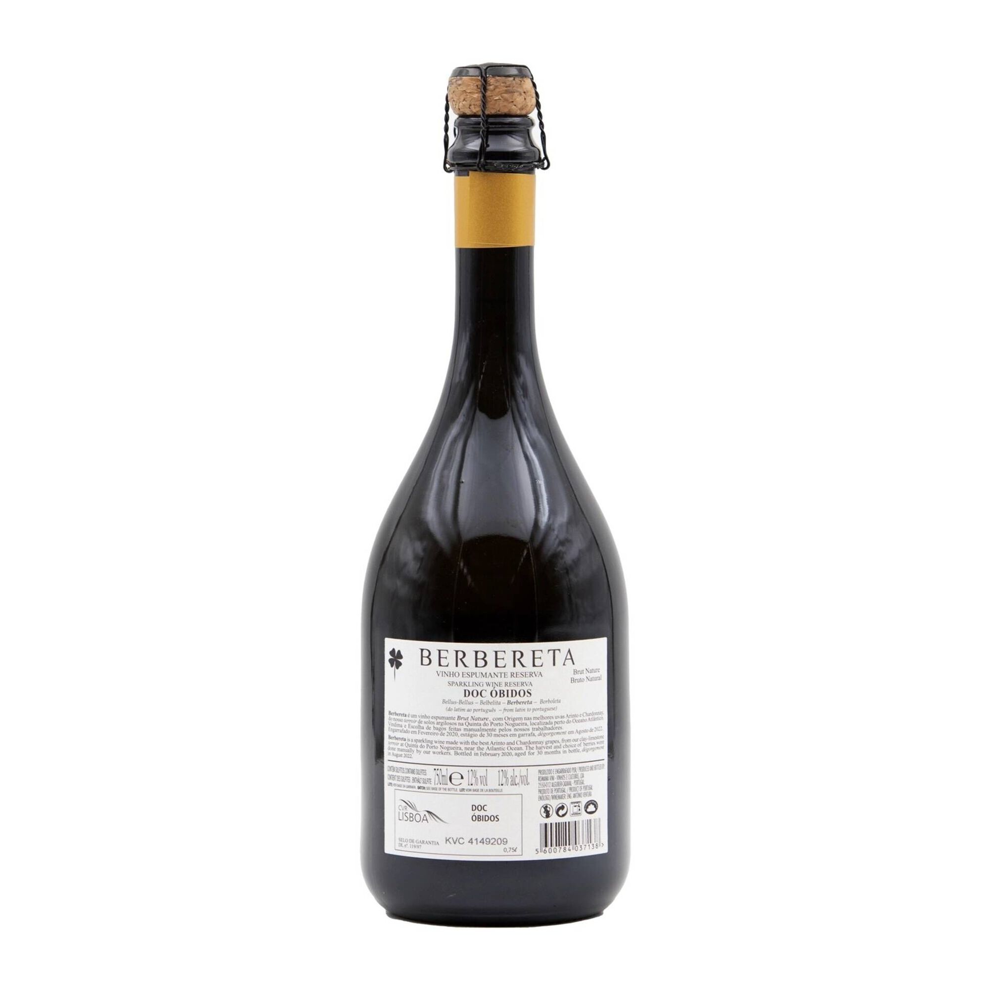 Berbereta Reserva Espumante Lisboa Bruto